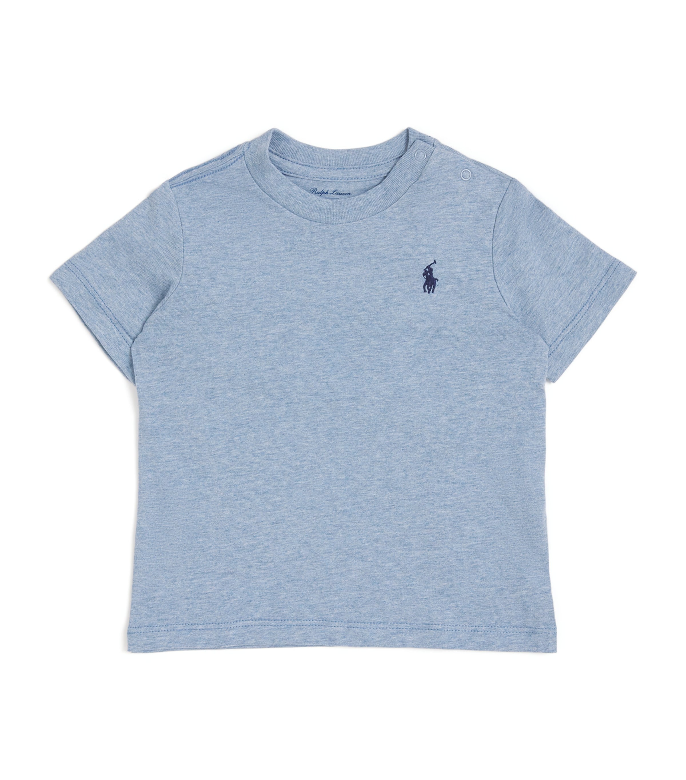 Ralph Lauren Kids Cotton Logo T-Shirt  (3-24 Months) Lt Chm Hth Image 1
