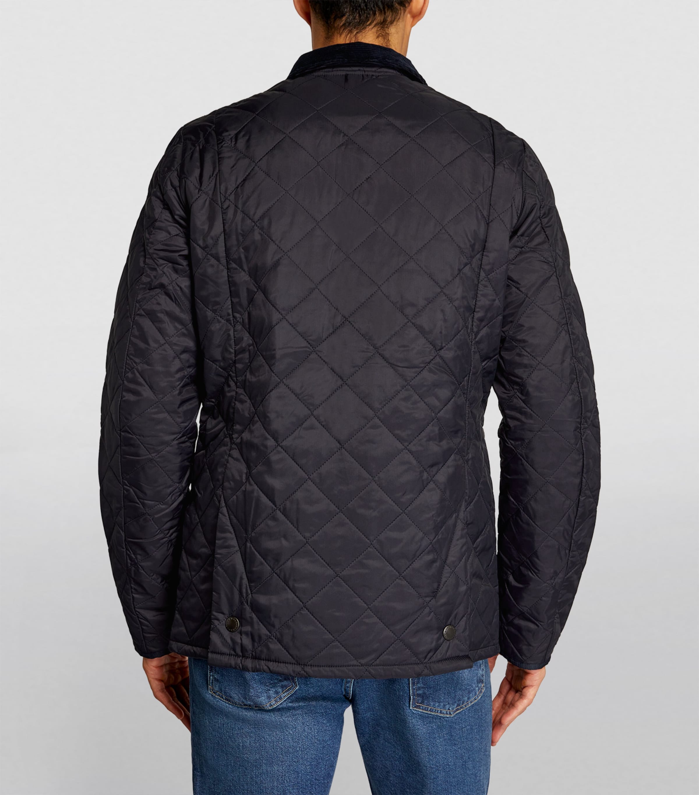 Heritage Liddesdale Quilted Jacket NAVY Image 3