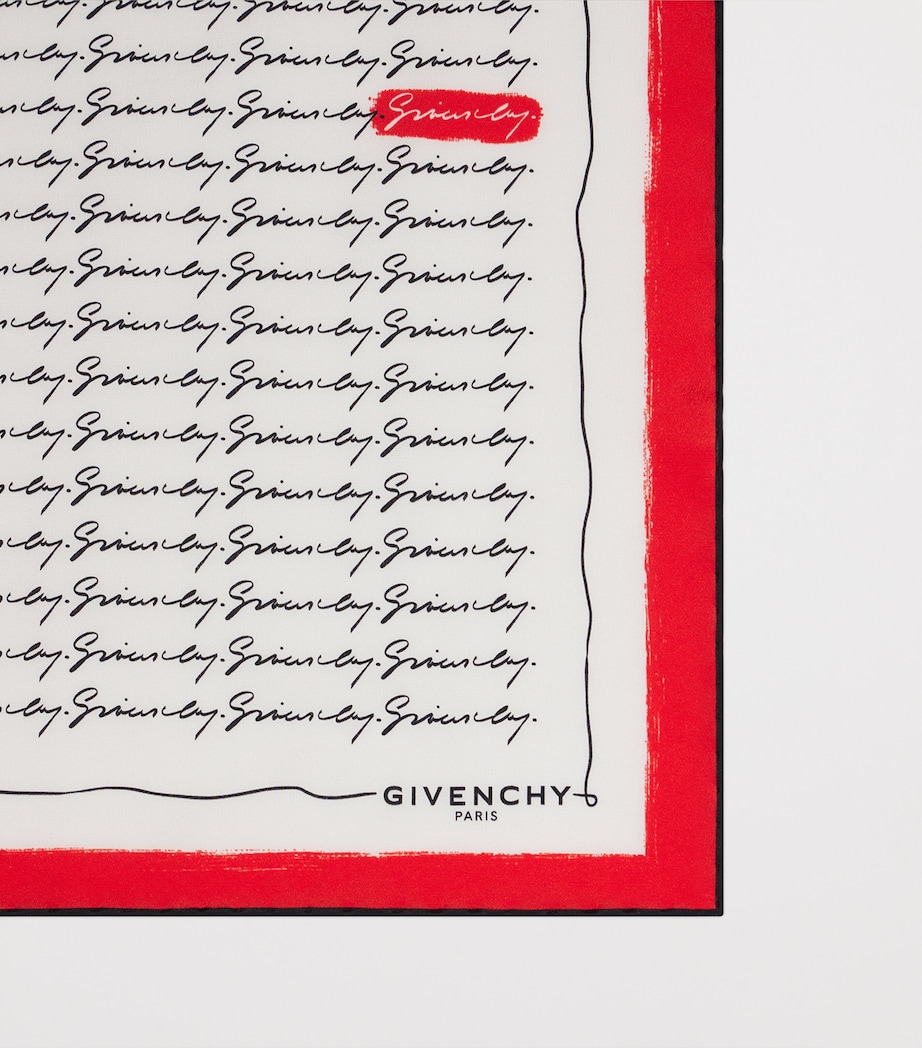 Givenchy Silk Signature Scarf Image 2