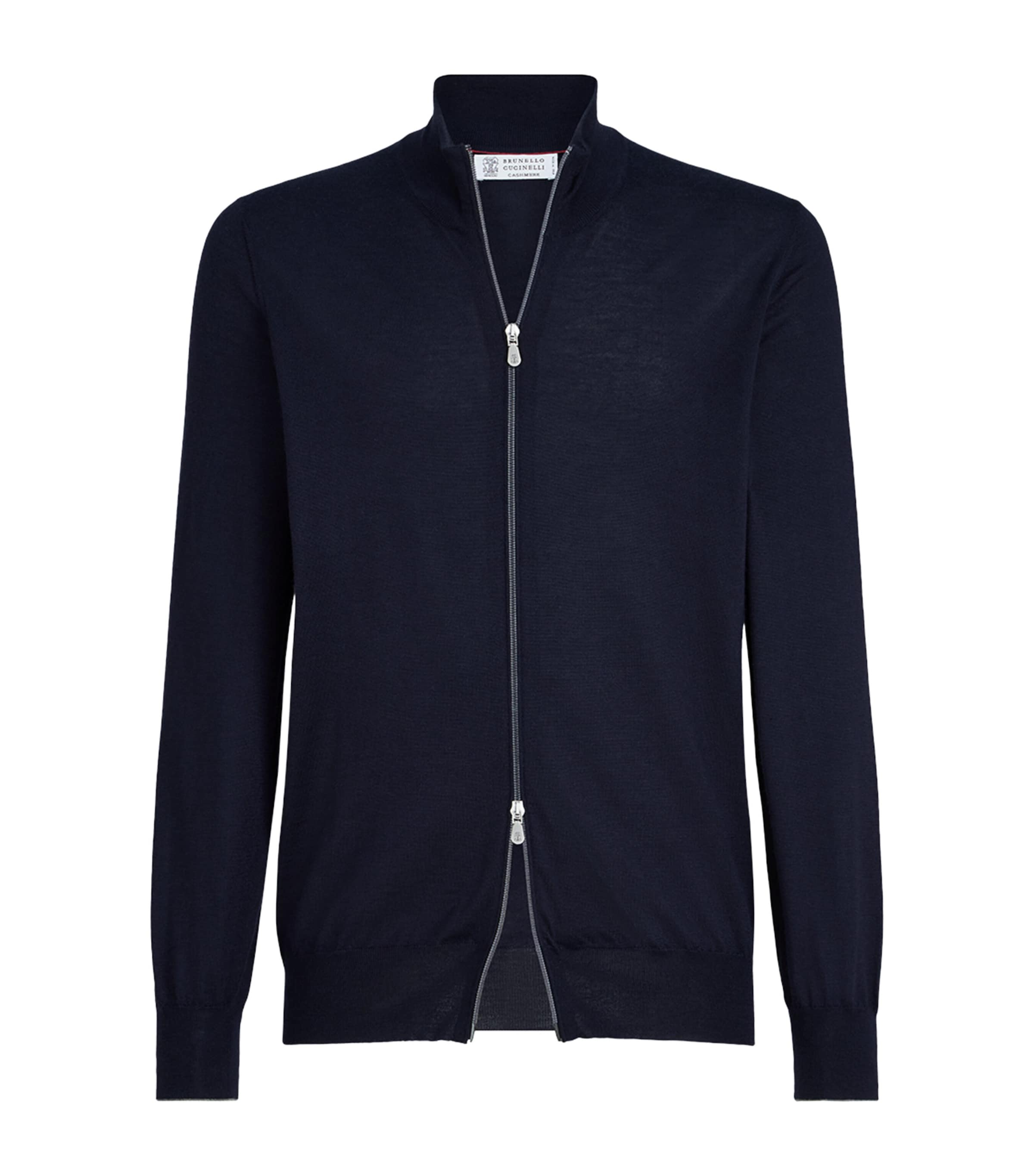 Brunello Cucinelli Mens Cashmere-Silk Cardigan Image 1