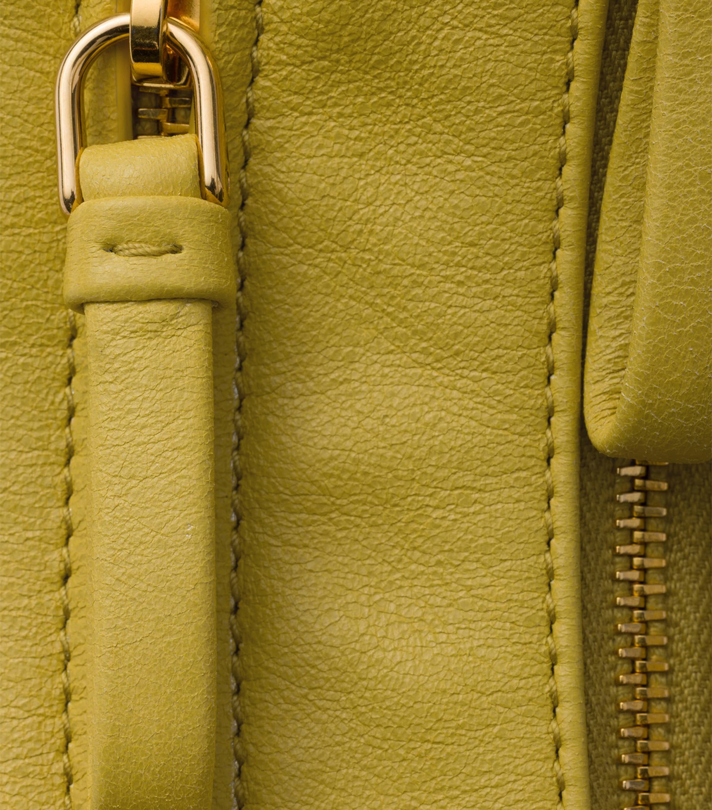 Prada Small Leather Shoulder Bag Yellow Image 7