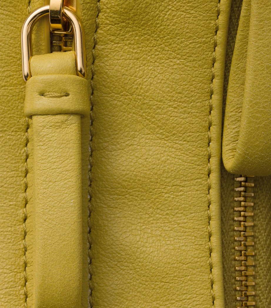 Prada Small Leather Shoulder Bag Yellow Image 7