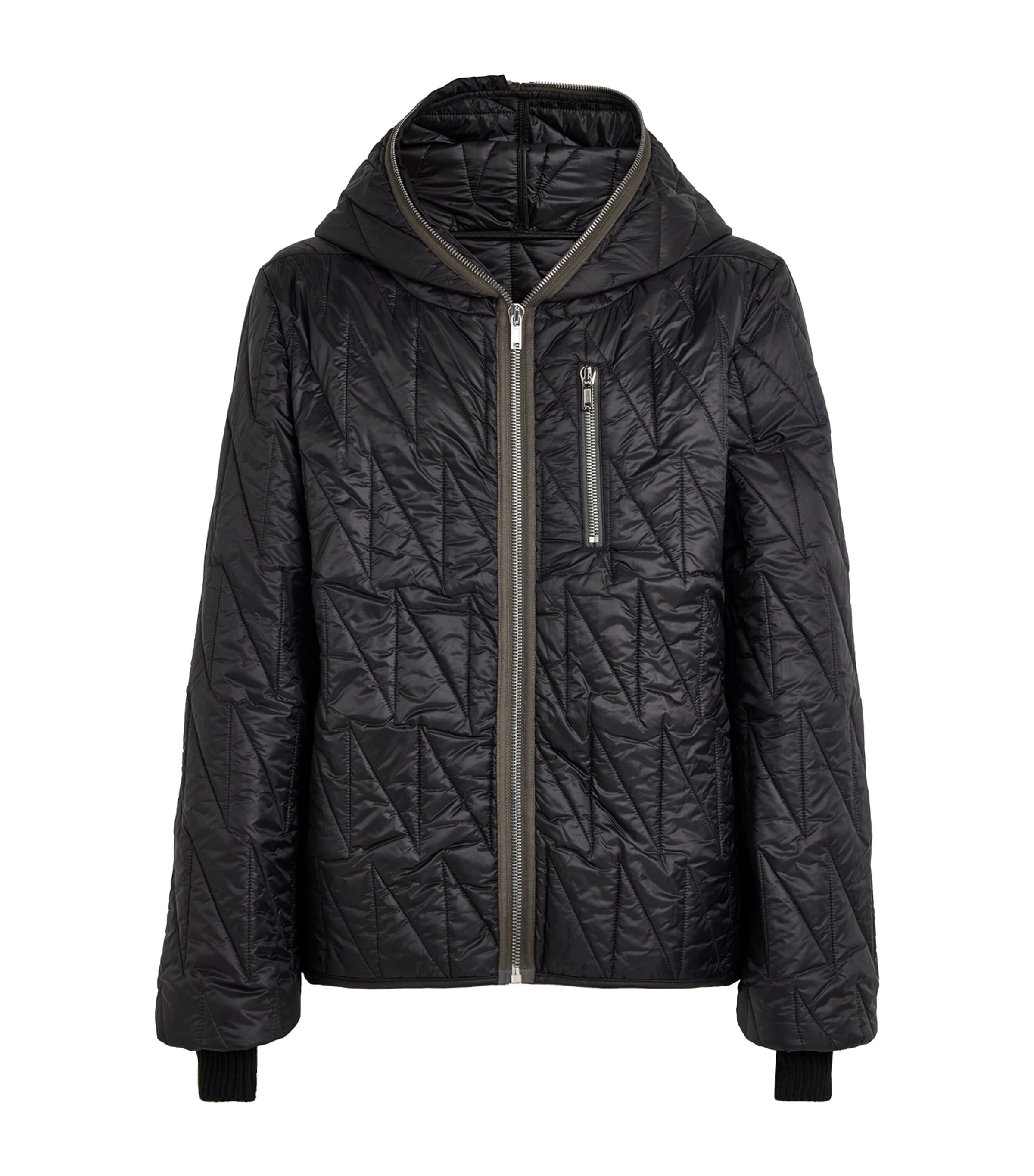 Rick Owens Mens Gimp Down Jacket Black Image 1