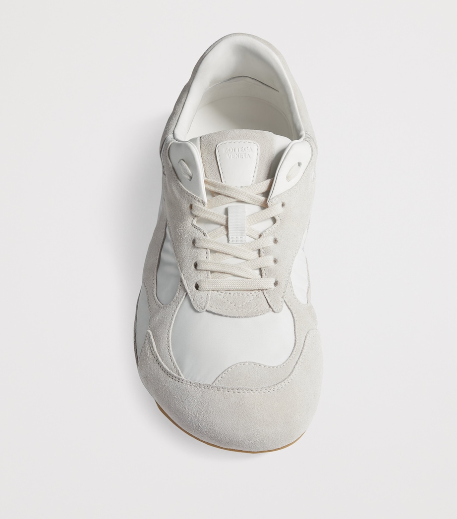 Bottega Veneta Suede-Panel Orbit Flash Sneakers Image 4