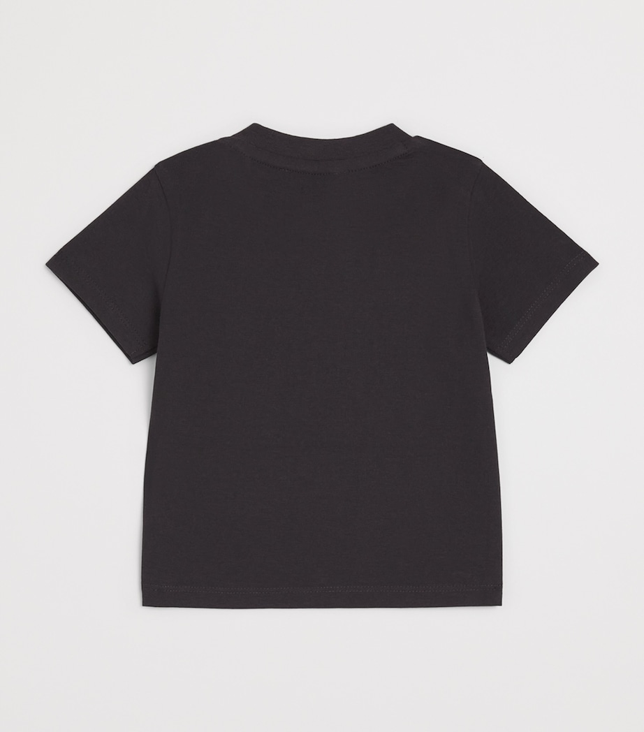 Kenzo Kids Cotton Tiger T-Shirt (6 Months-4 Years) Light Grey Image 2