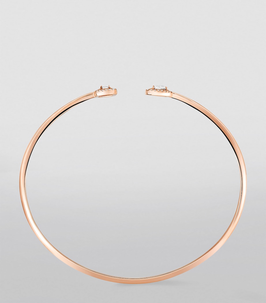 Pink Gold and Diamond My Twin Bangle PINK GOLD Image 2