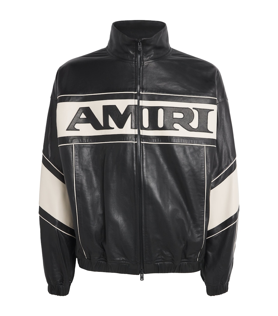 Sport Leather Jacket BLACK Image 1