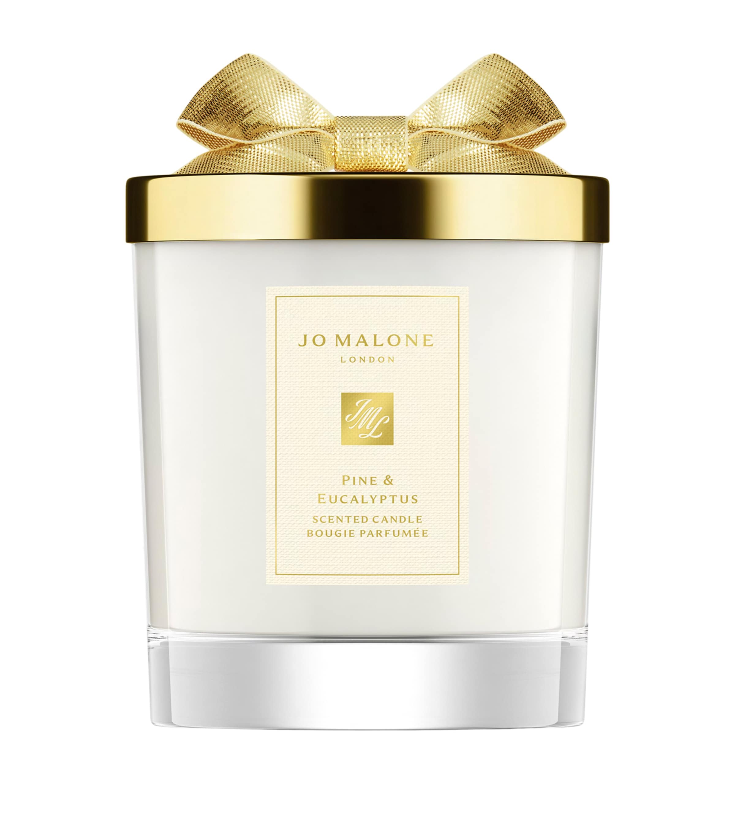 Jo Malone London Pine And Eucalyptus Scented Candle In Gold