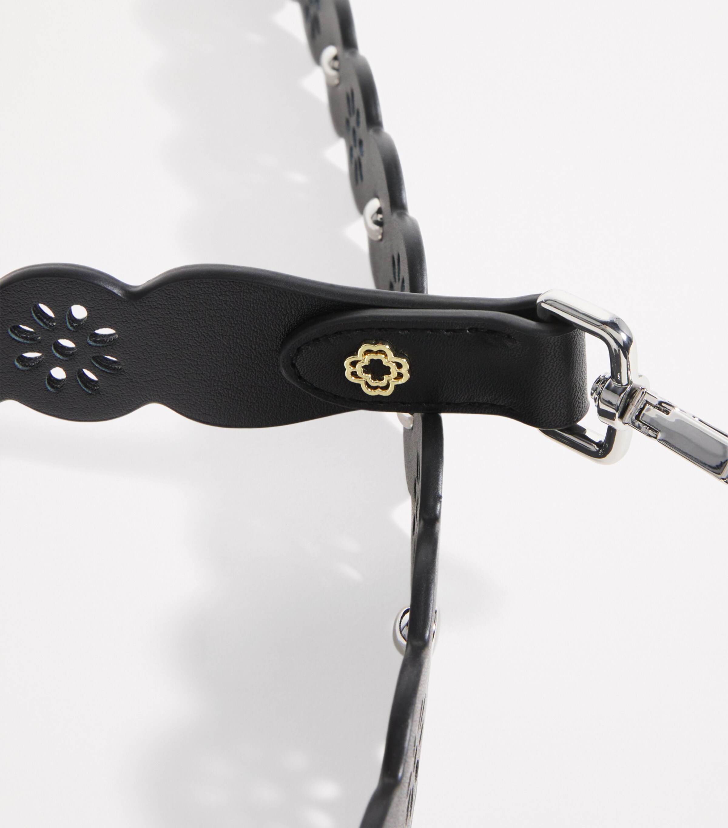 Maje Leather Studded Belt Black Image 3