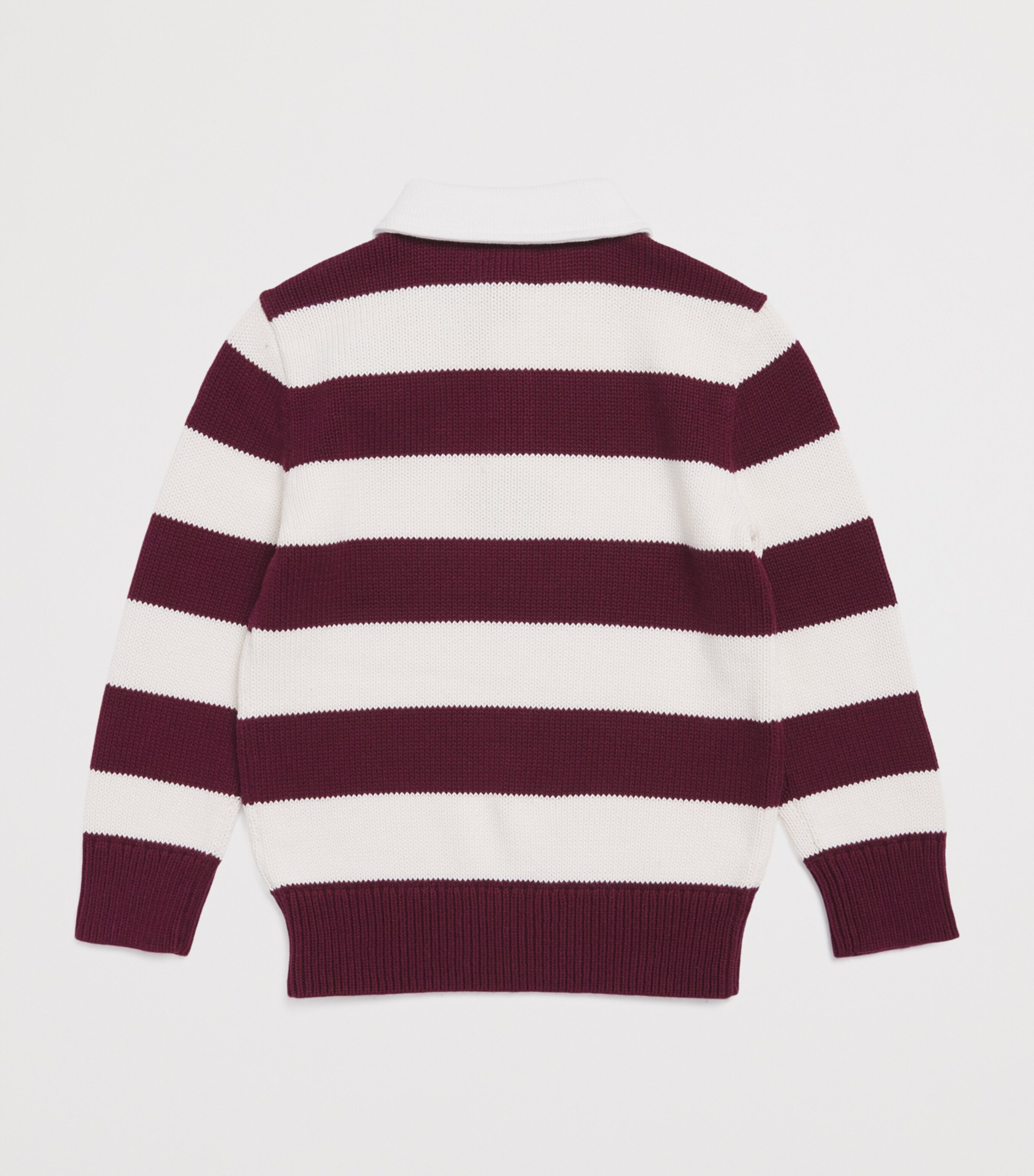Knitted Stripe Rugby Shirt (6-14 Years) MULTI Image 2