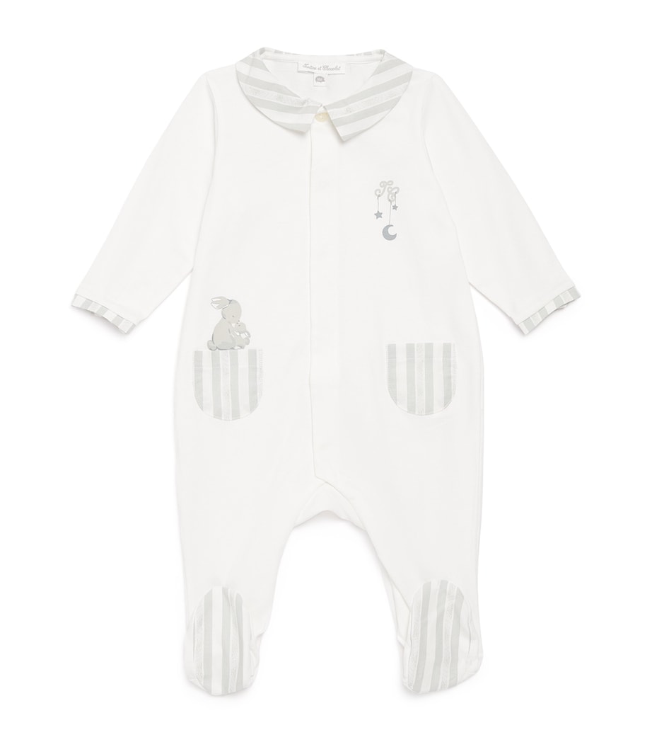 Cotton Bunny All-In-One (0-24 Months) GRIS CLAIR CHIN� Image 1
