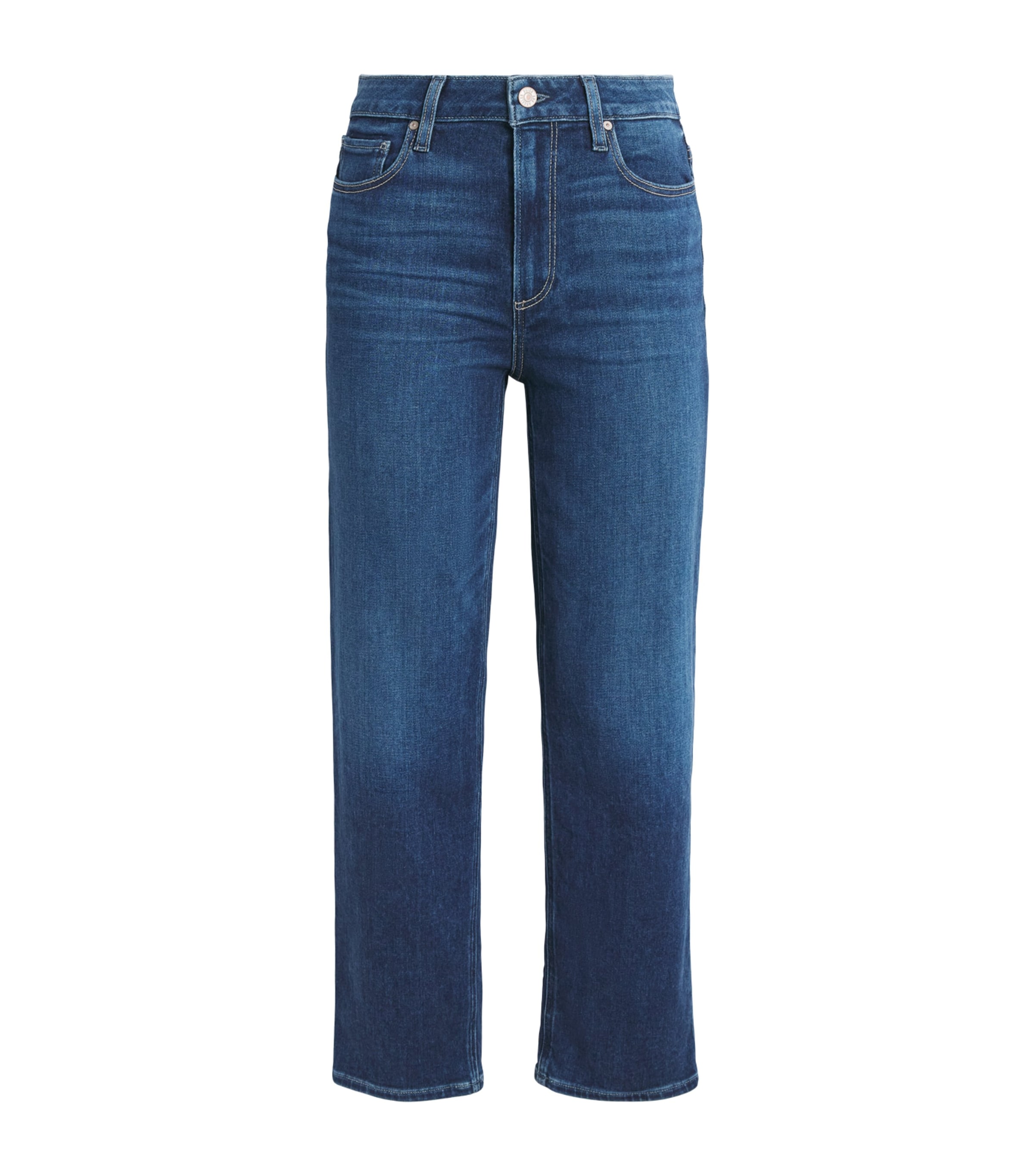 PAIGE Womens Mason Ankle Straight Jeans Neutra Image 1
