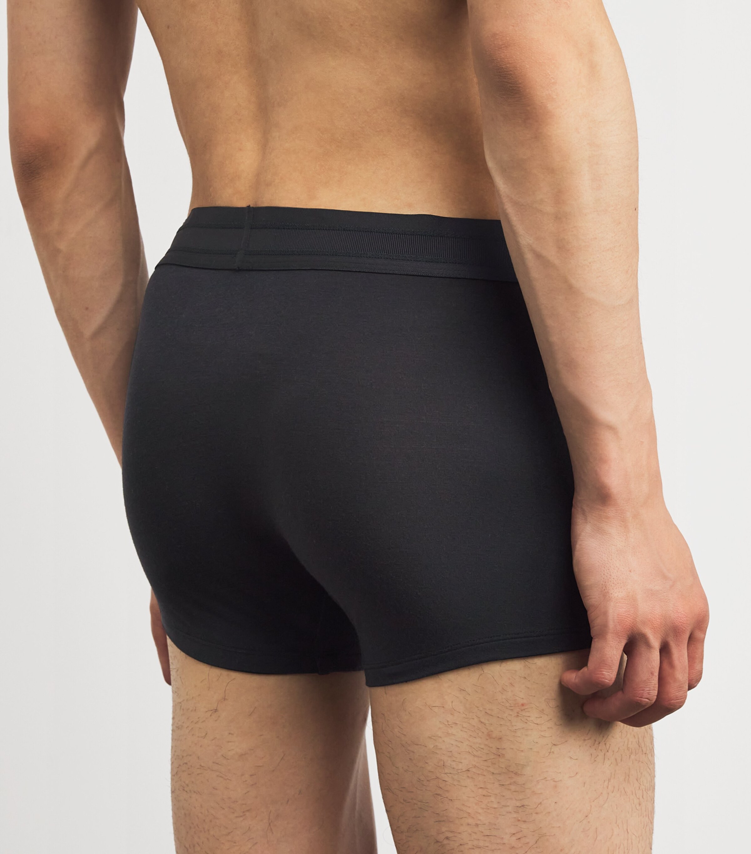 Logo-Waist Trunks (Pack of 3) BLACK Image 3