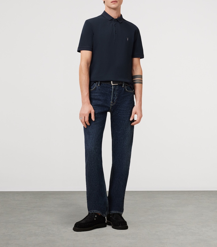 Organic Cotton Reform Polo Shirt NAVY BLUE Image 2