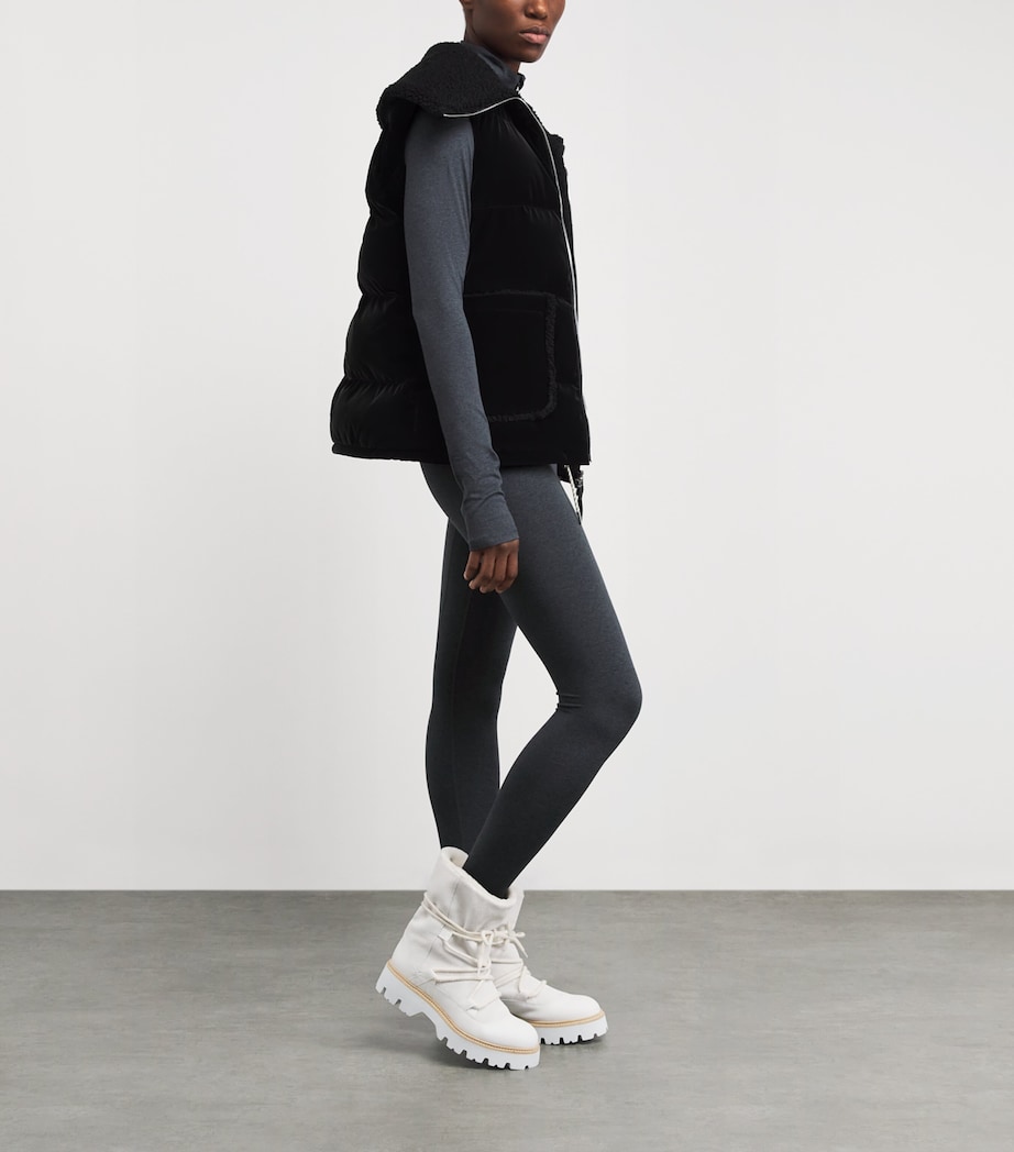 Always Warm Stirrup Leggings BLACK MARL Image 2