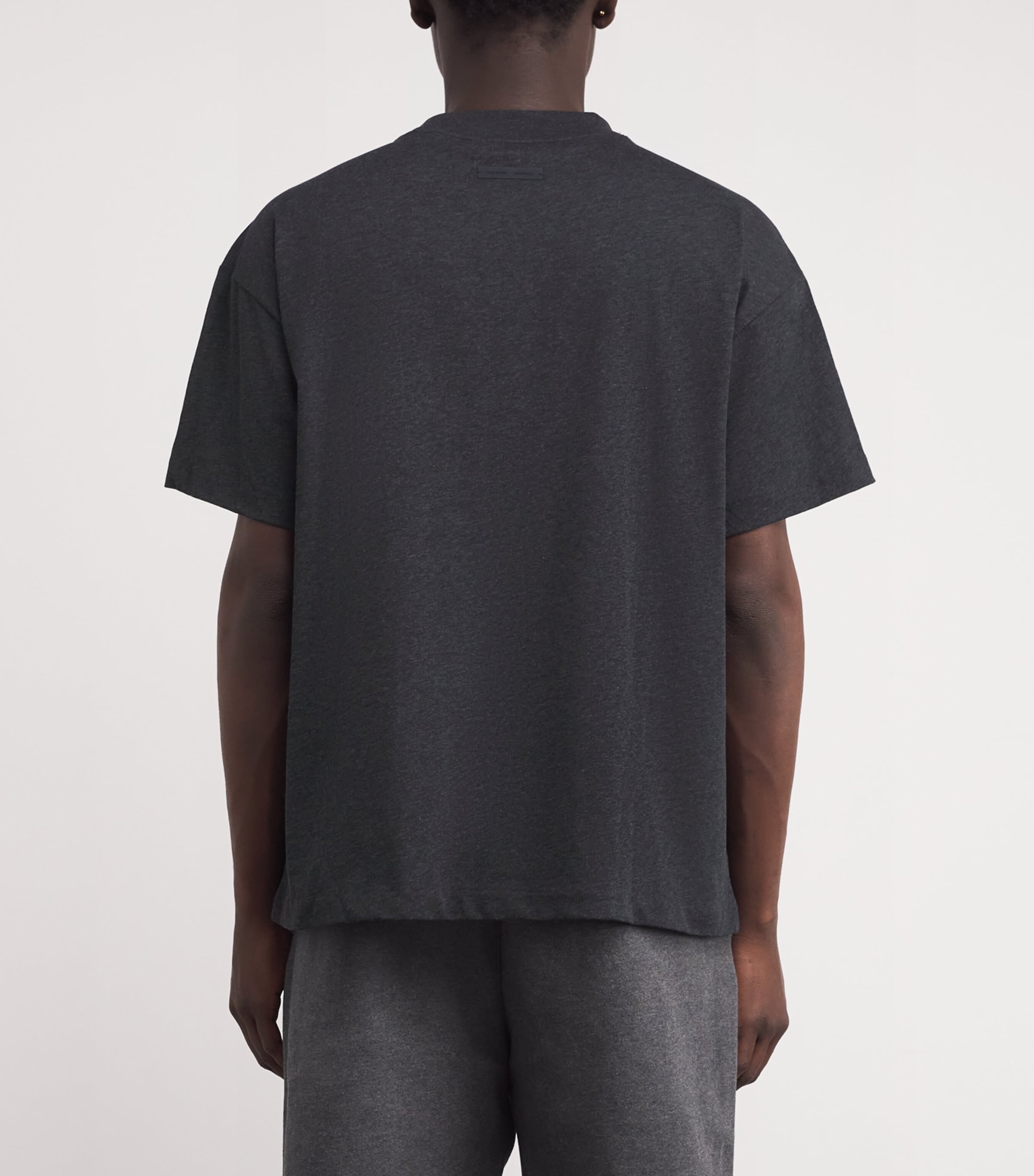 Cotton Logo Script T-Shirt VINTAGE BLACK Image 4