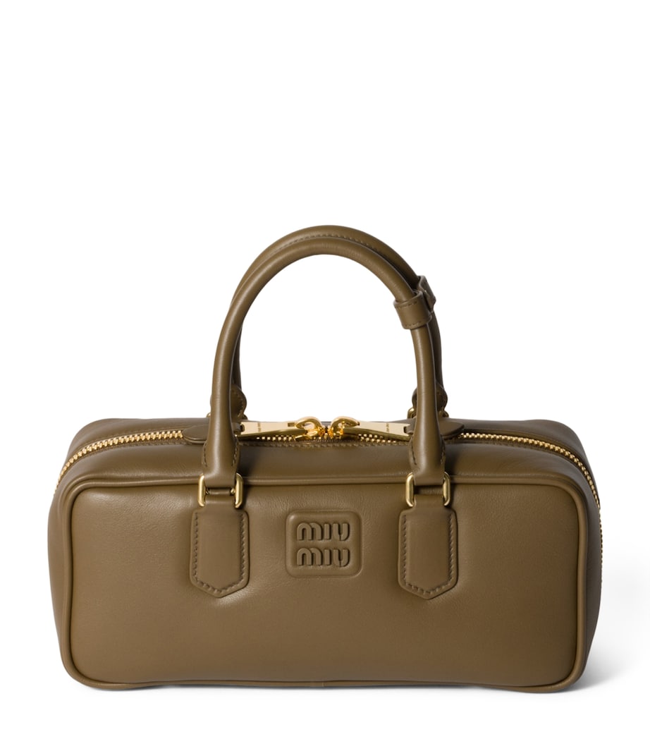 Leather Arcadie Top-Handle Bag F0244 Image 1