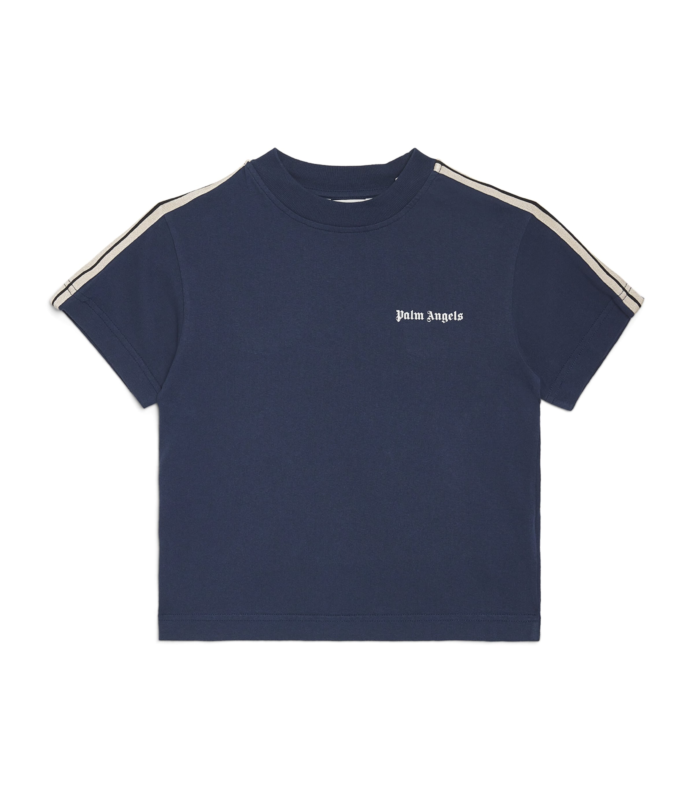 PALM ANGELS COTTON LOGO TRACK T-SHIRT 