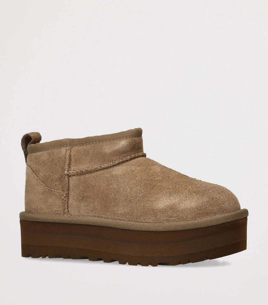 UGG Kids Classic Ultra Mini Platform Boots Brown Image 2