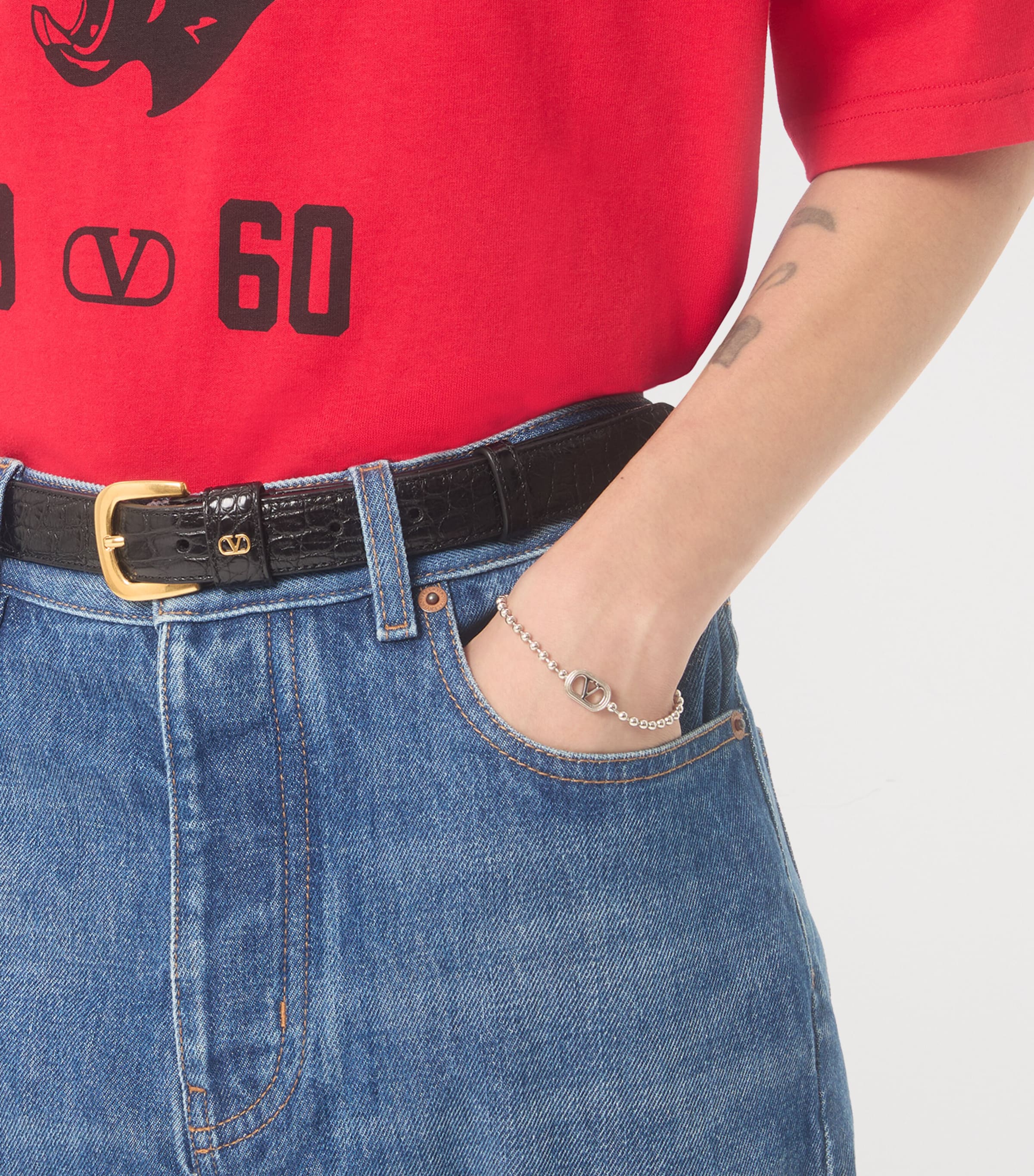 Beaded VLogo Bracelet 172 Image 2