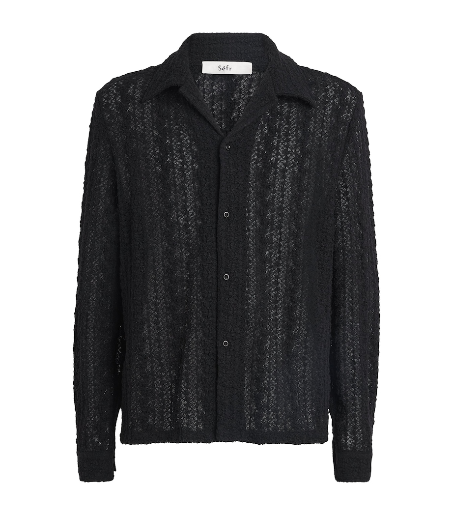 Wool-Blend Lace Jagou Shirt LACE BLACK WOOL Image 1