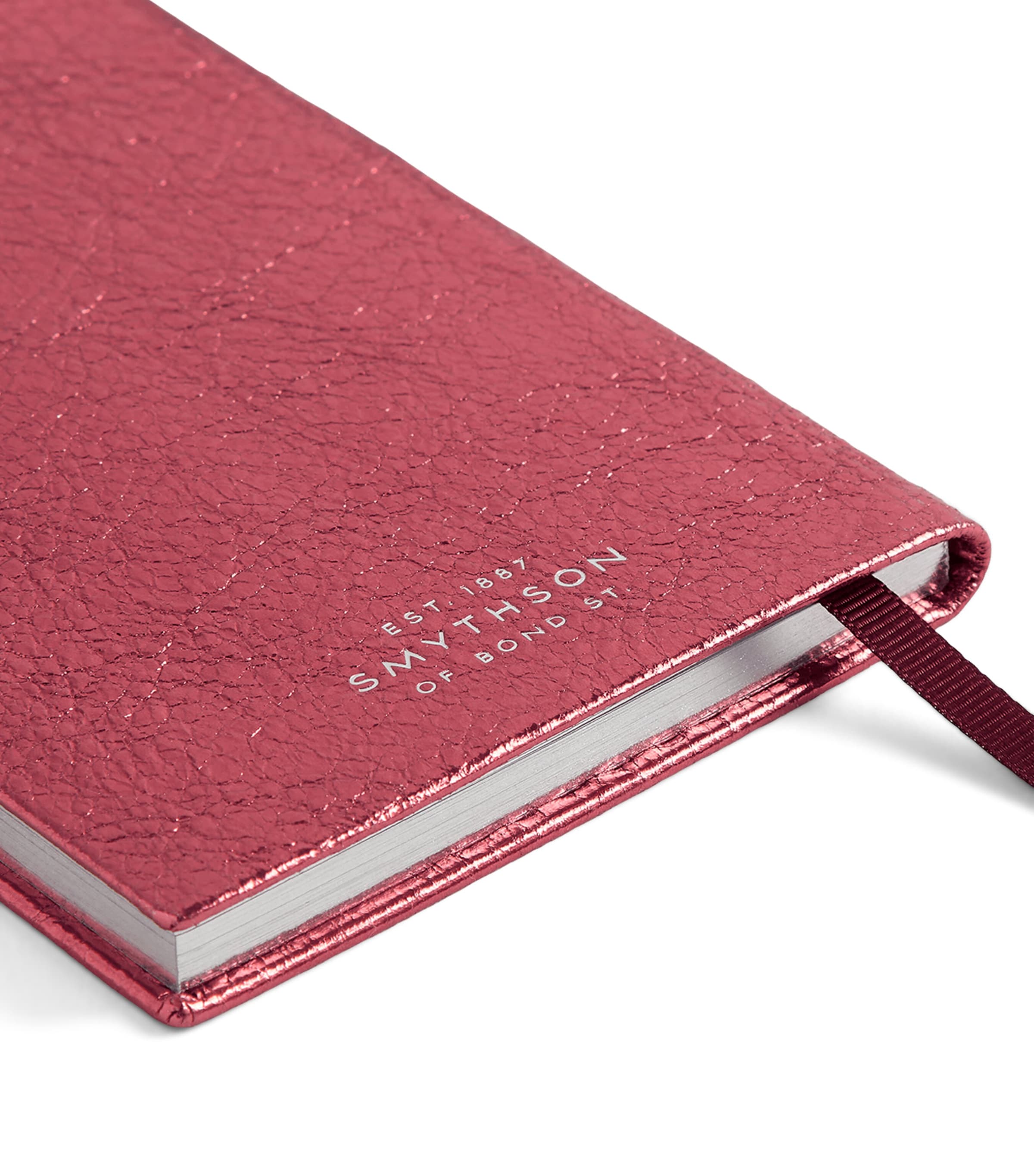 Smythson Leather Panama Weekly Diary 2027 Metallic Rose Image 6