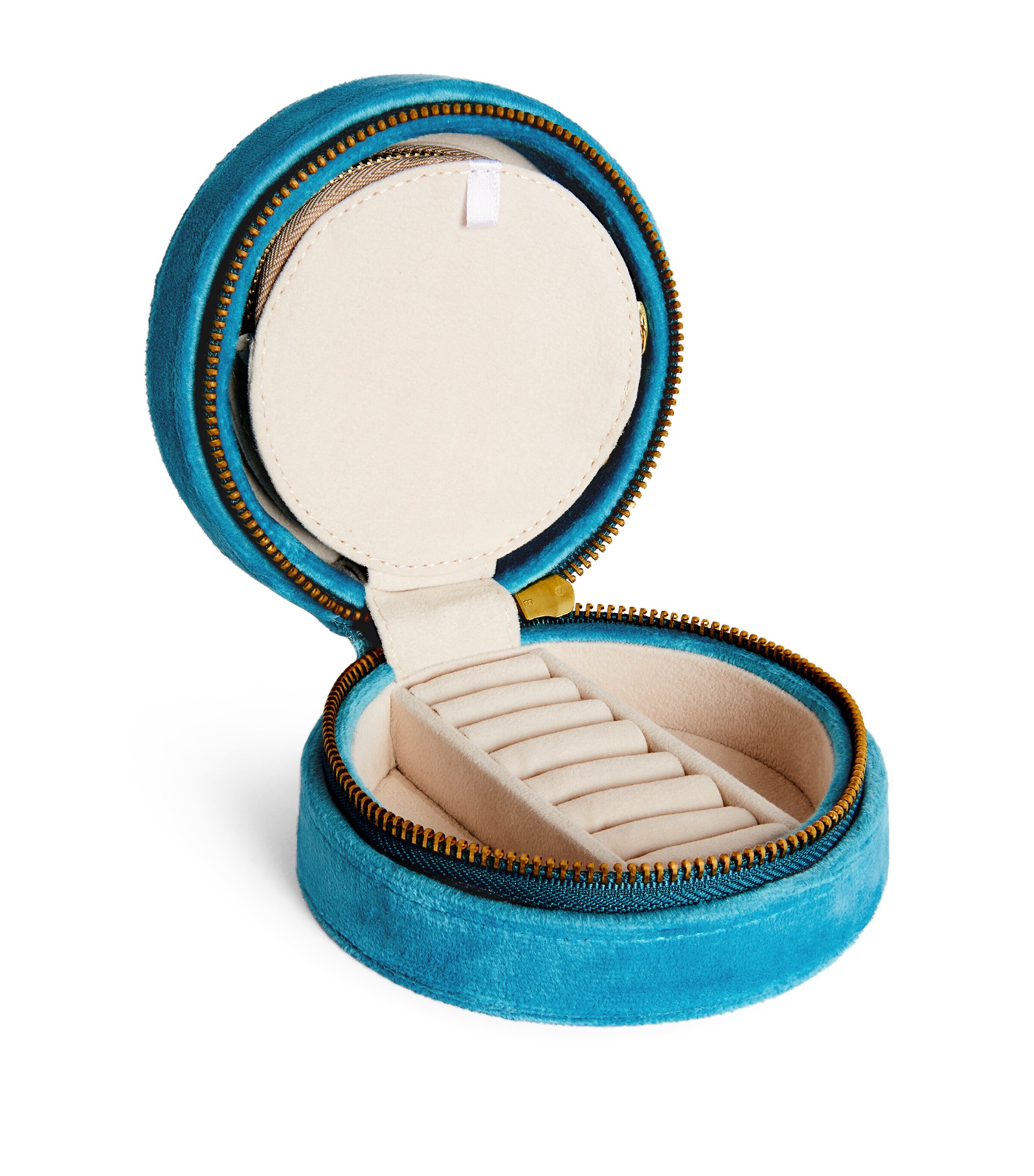 L'ATELIER NAWBAR Velvet Psychedeliah Jewellery Box Turquoise Image 3