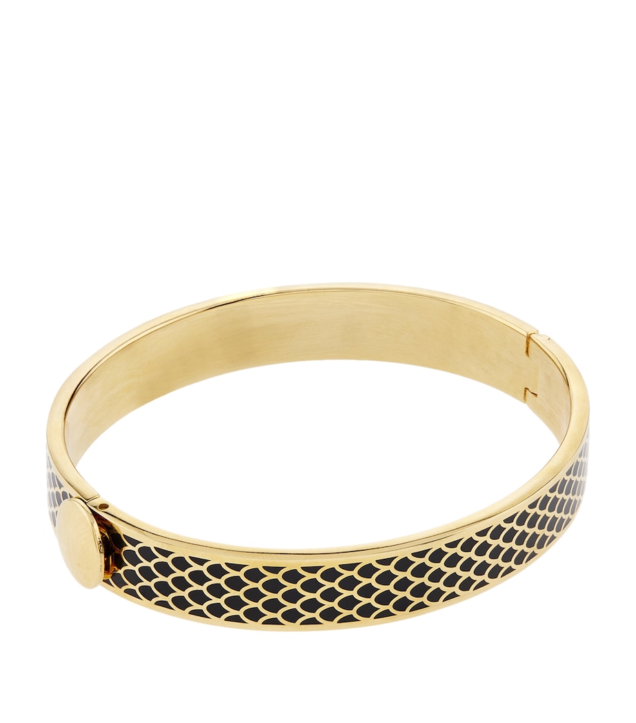 Gold-Plated Salamander Bangle BLACK/GOLD Image 2