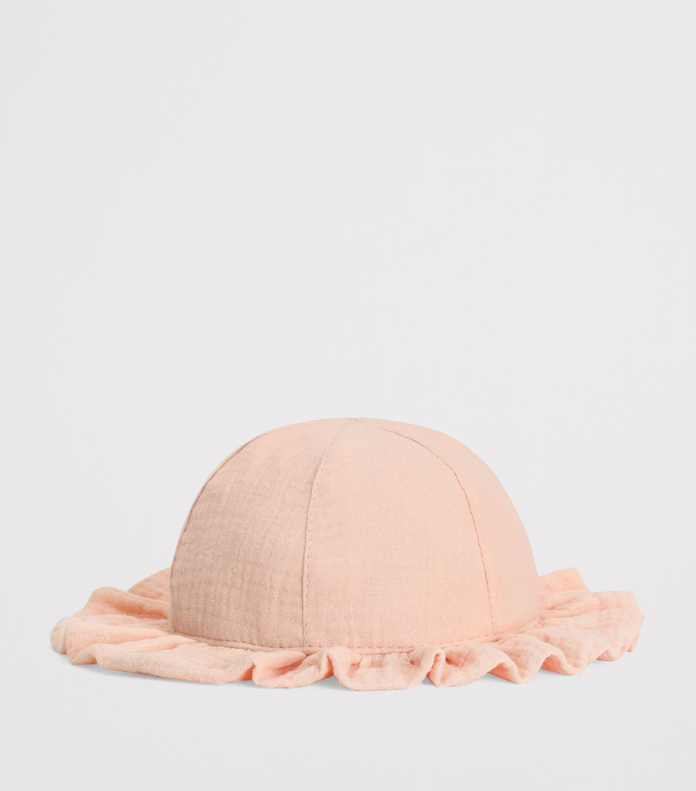 Dolce&Gabbana Kids Cotton Gauze Hat Fleish Pink Image 2