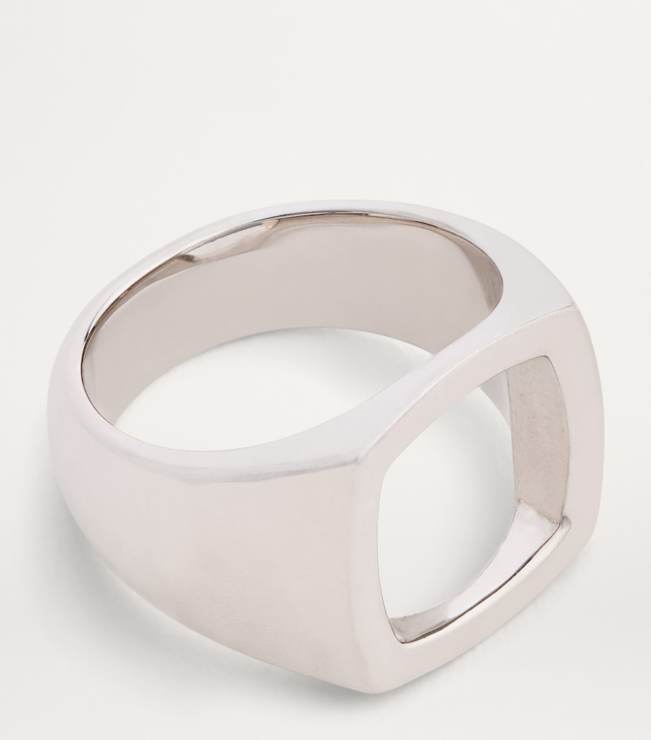 Sterling Silver Cushion Open Ring NA Image 1