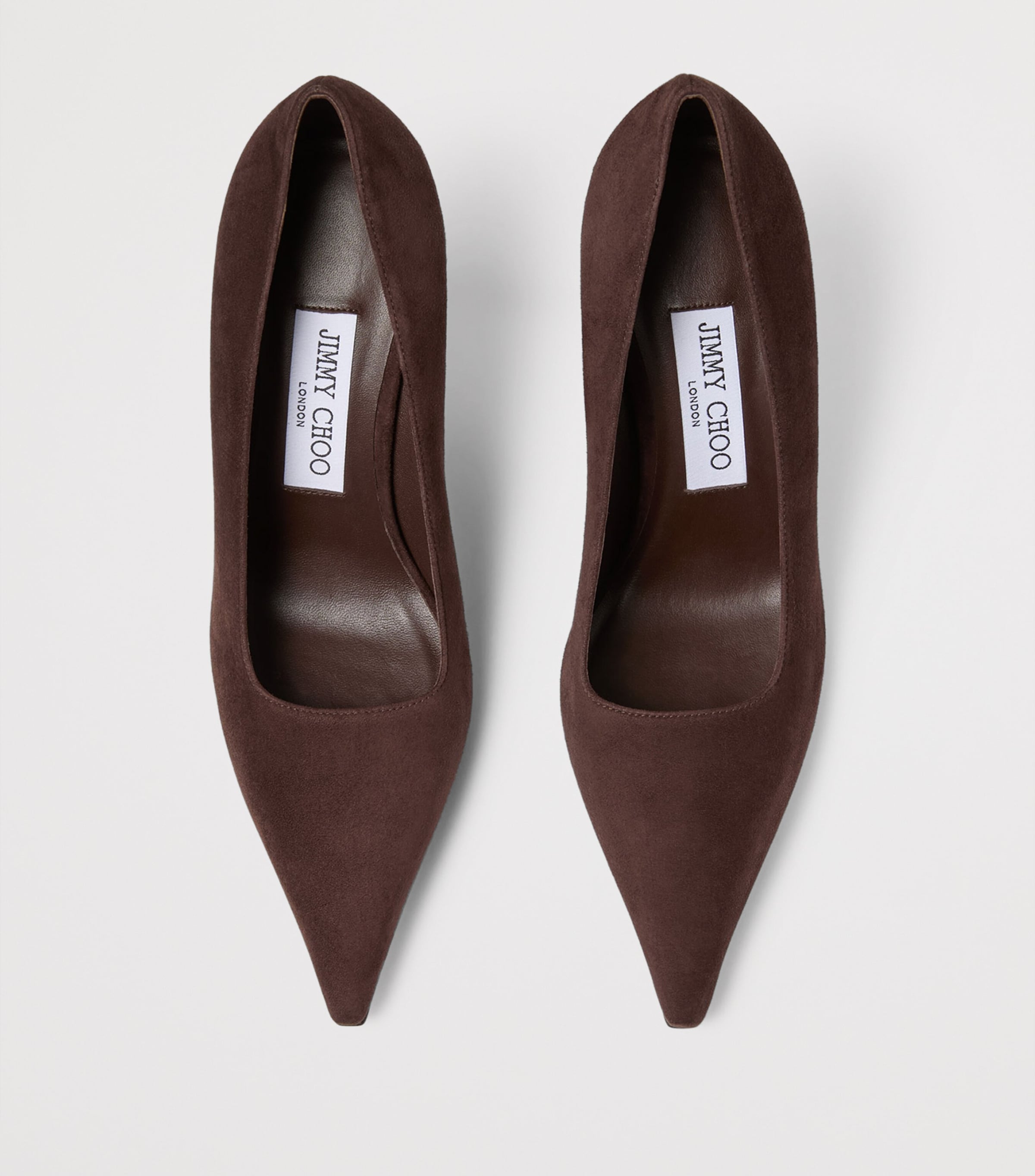 Ixia 80 Suede Pumps CHOCOLATE Image 2