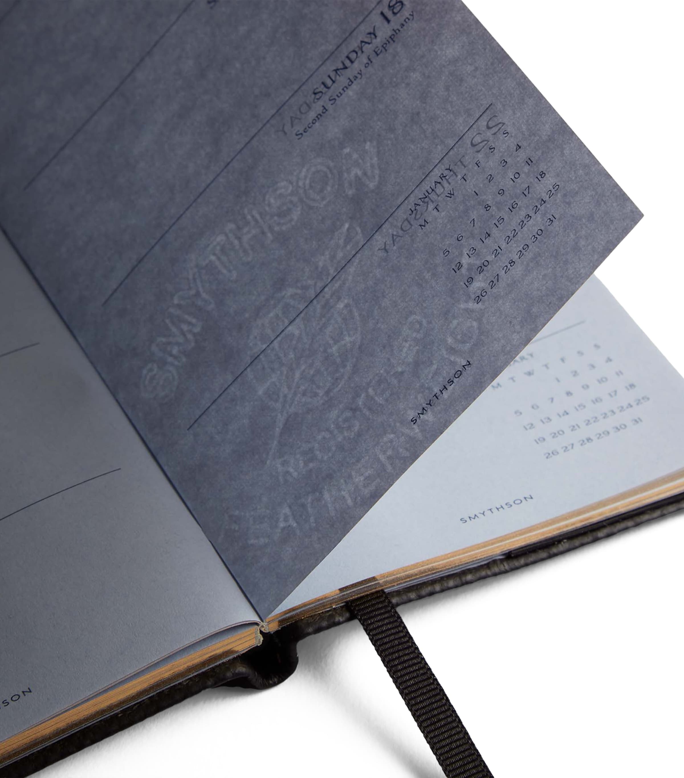 SMYTHSON SOHO PREMIUM LEATHER DAILY DIARY A5 ( 14 X 19.6