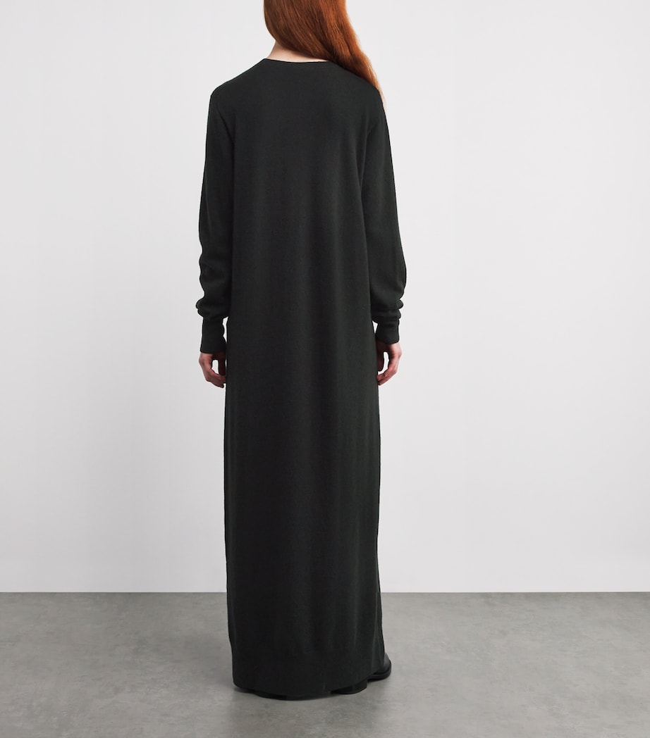 Loter Cashmere Maxi Dress ENZYME BLACK Image 3