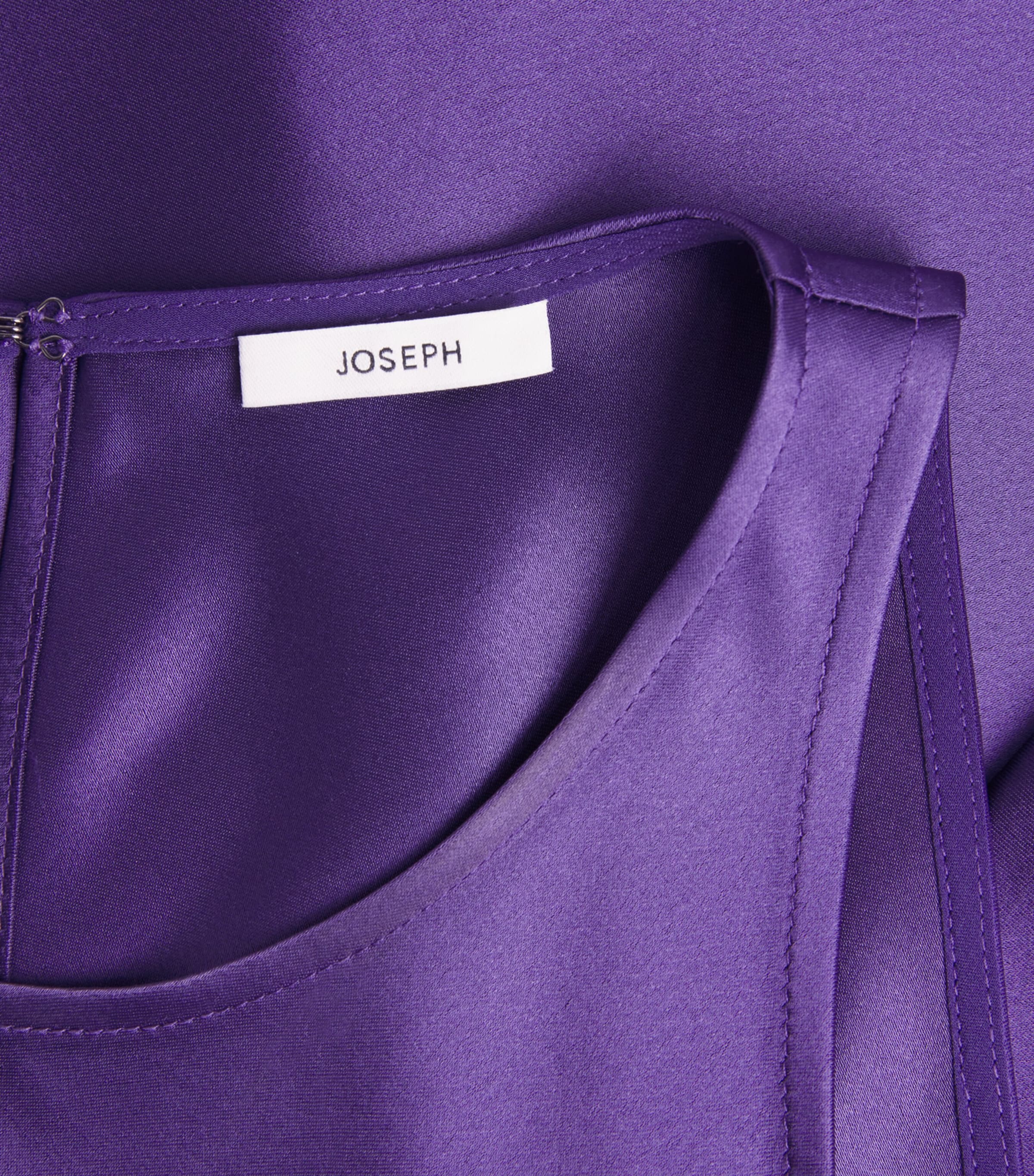 Satin Ritz Sleeveless Top VIOLET Image 5