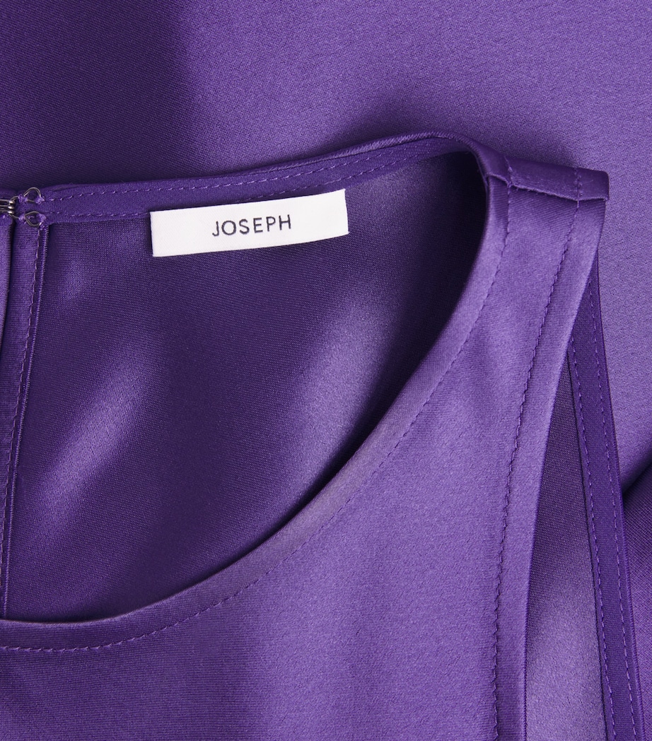 Satin Ritz Sleeveless Top VIOLET Image 5