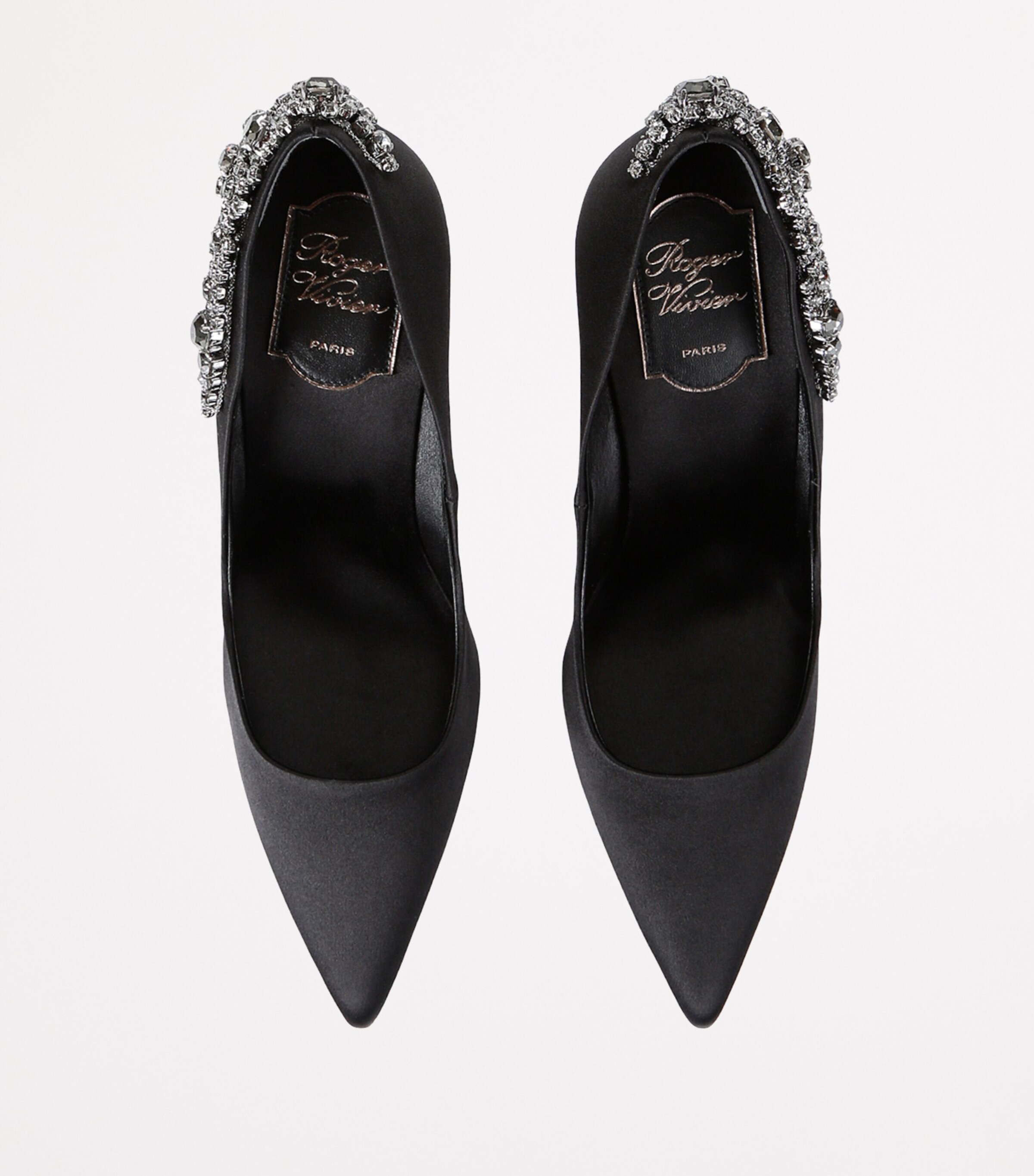 Roger Vivier Embellished Efflorescence Pumps 100 Black Image 4