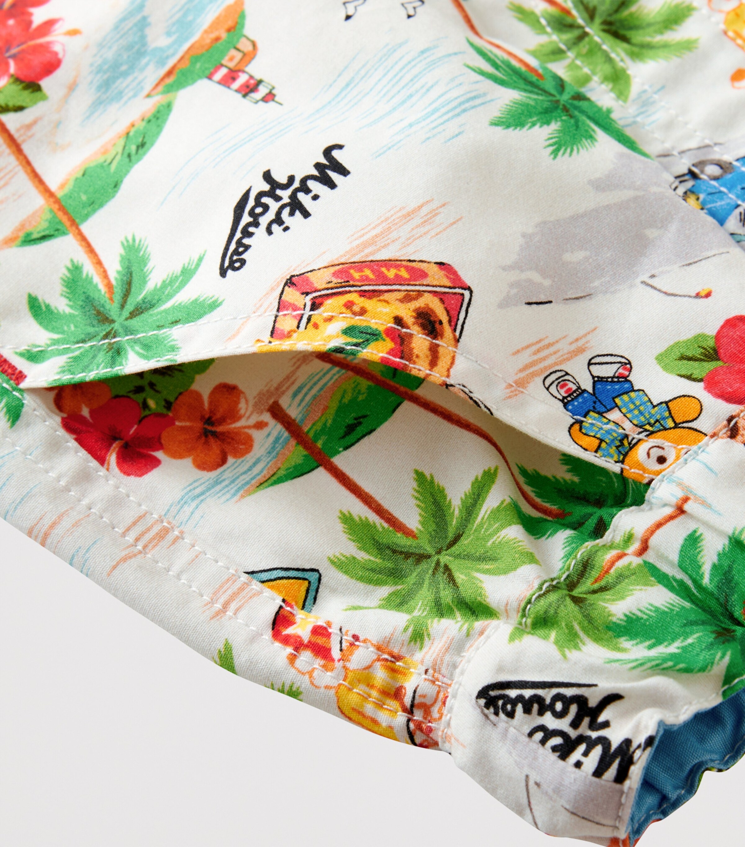 Miki House Cotton-Blend Tropical Pucchi Shorts (2-4 Years) Image 4