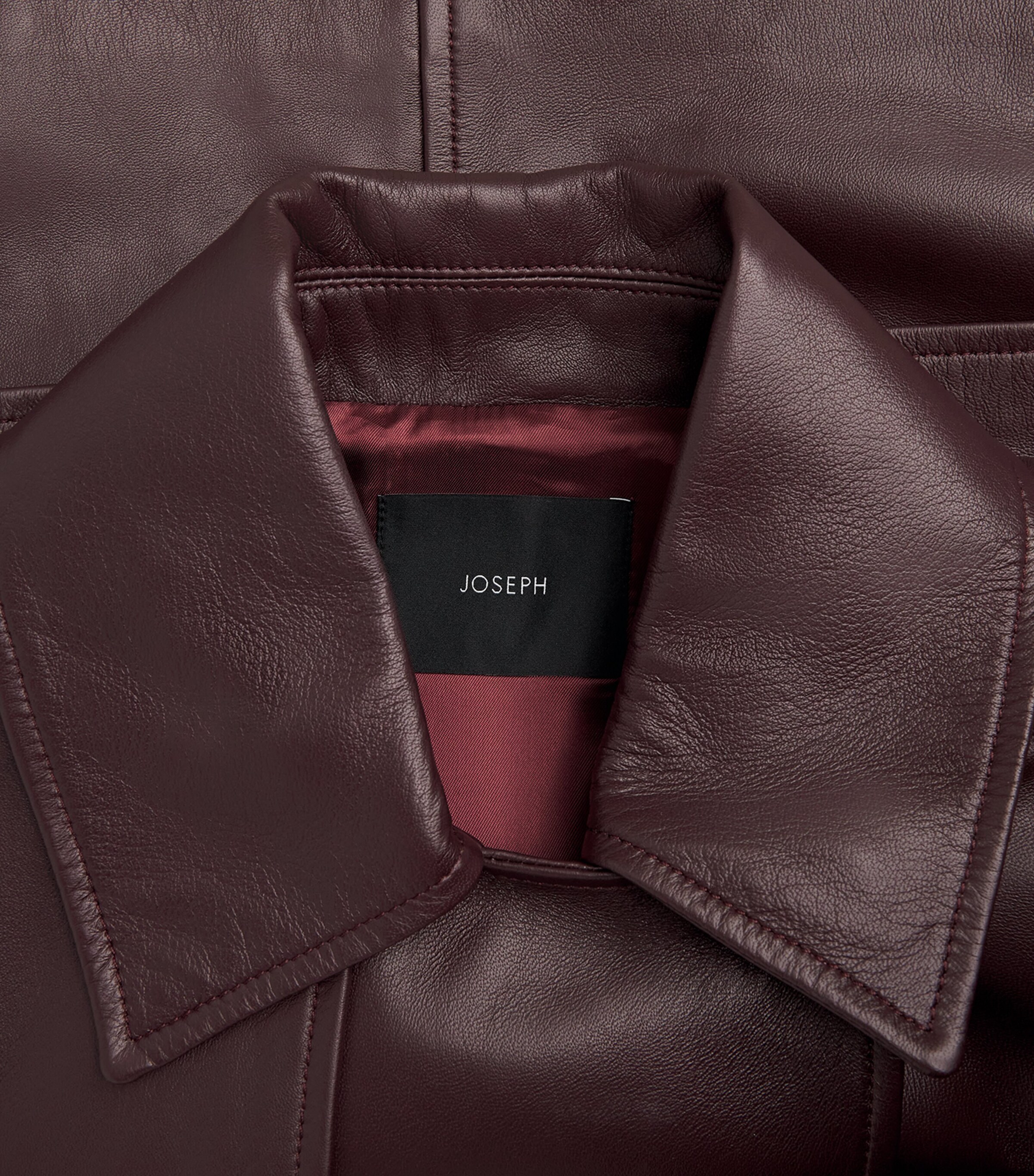 Blaise Leather Jacket MARASCHINO Image 5