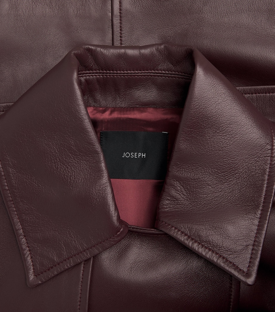 Blaise Leather Jacket MARASCHINO Image 5