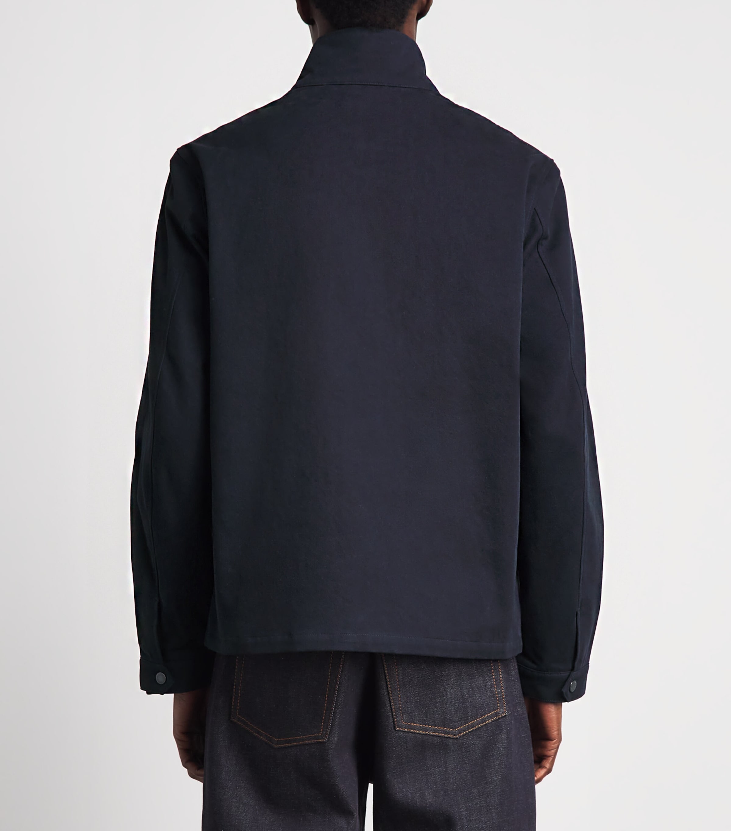 Barbour Mens Cotton Cordford Casual Jacket Navy Image 5