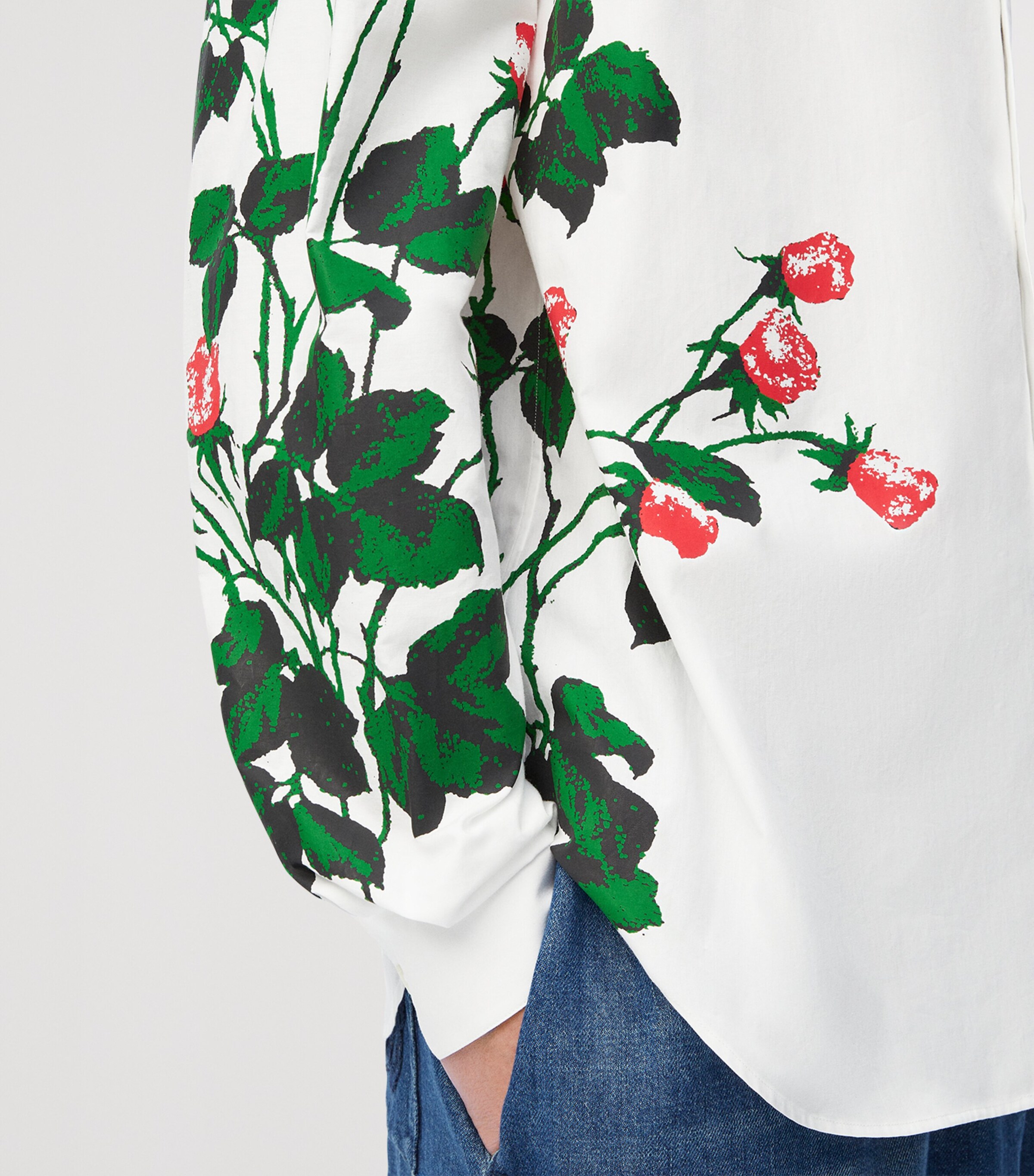 LOEWE x Paula's Ibiza Cotton Poplin Floral Shirt | Harrods SG