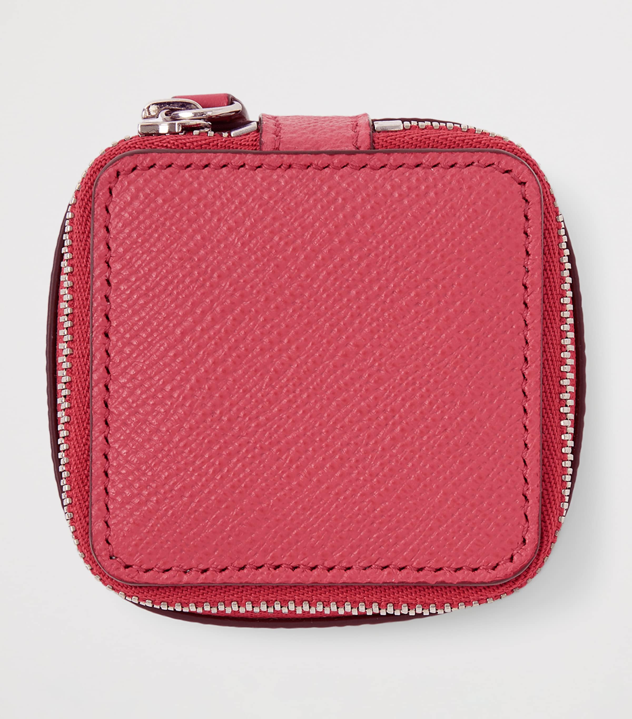 Panama Leather Trinket Case RASPBERRY Image 4