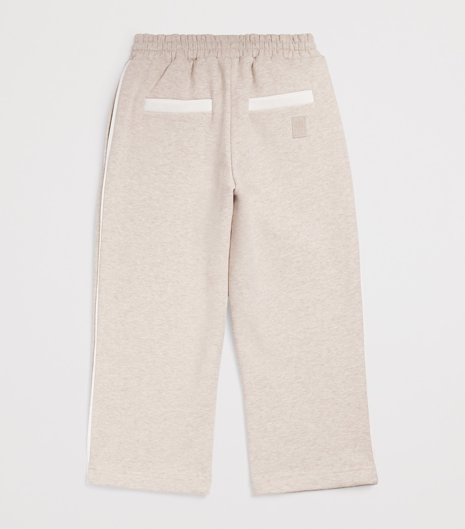 Cotton Drawstring Sweatpants (2-16 Years) 870AVBEIGE CH/AVORIO Image 2