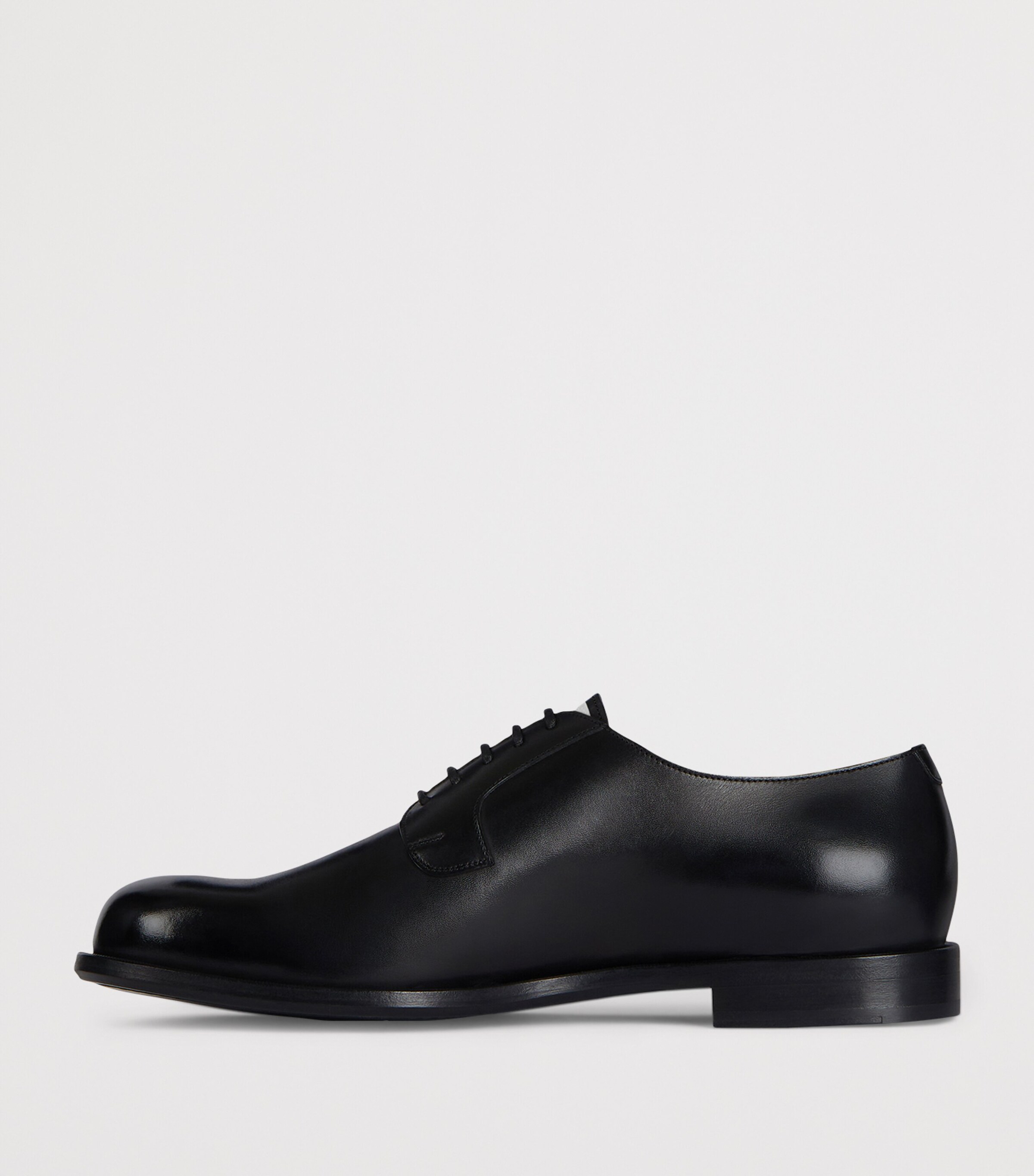 Leather Derby Shoes BLACK Image 3