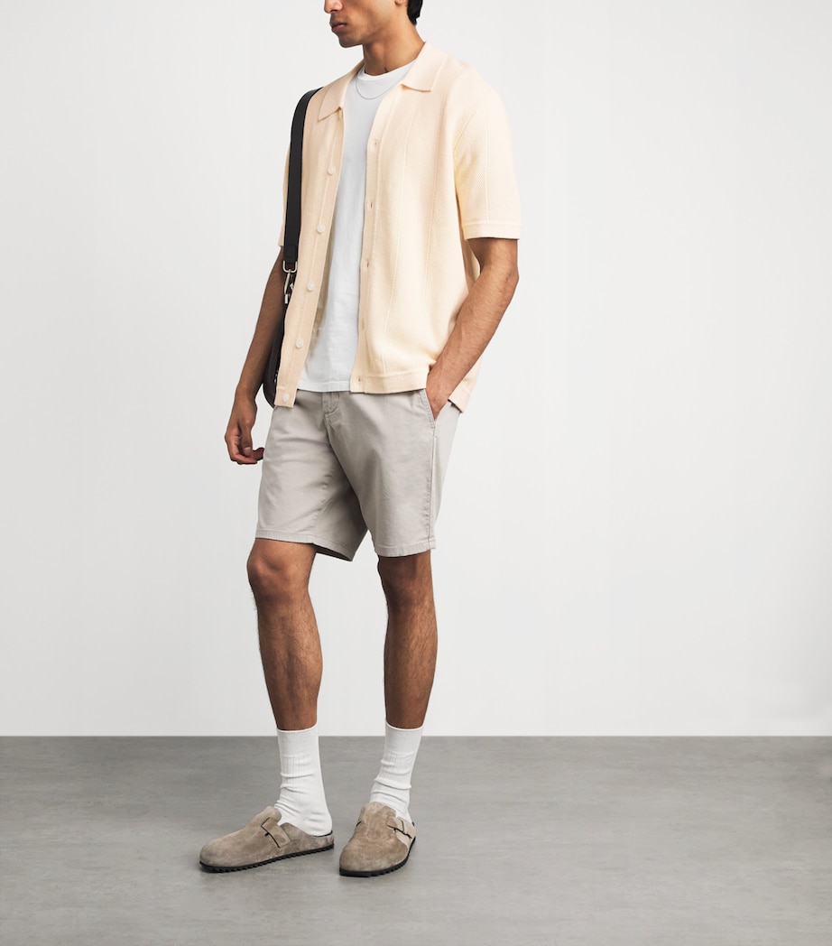 PAIGE Mens Cotton-Linen Mendez Shirt Silt Image 2