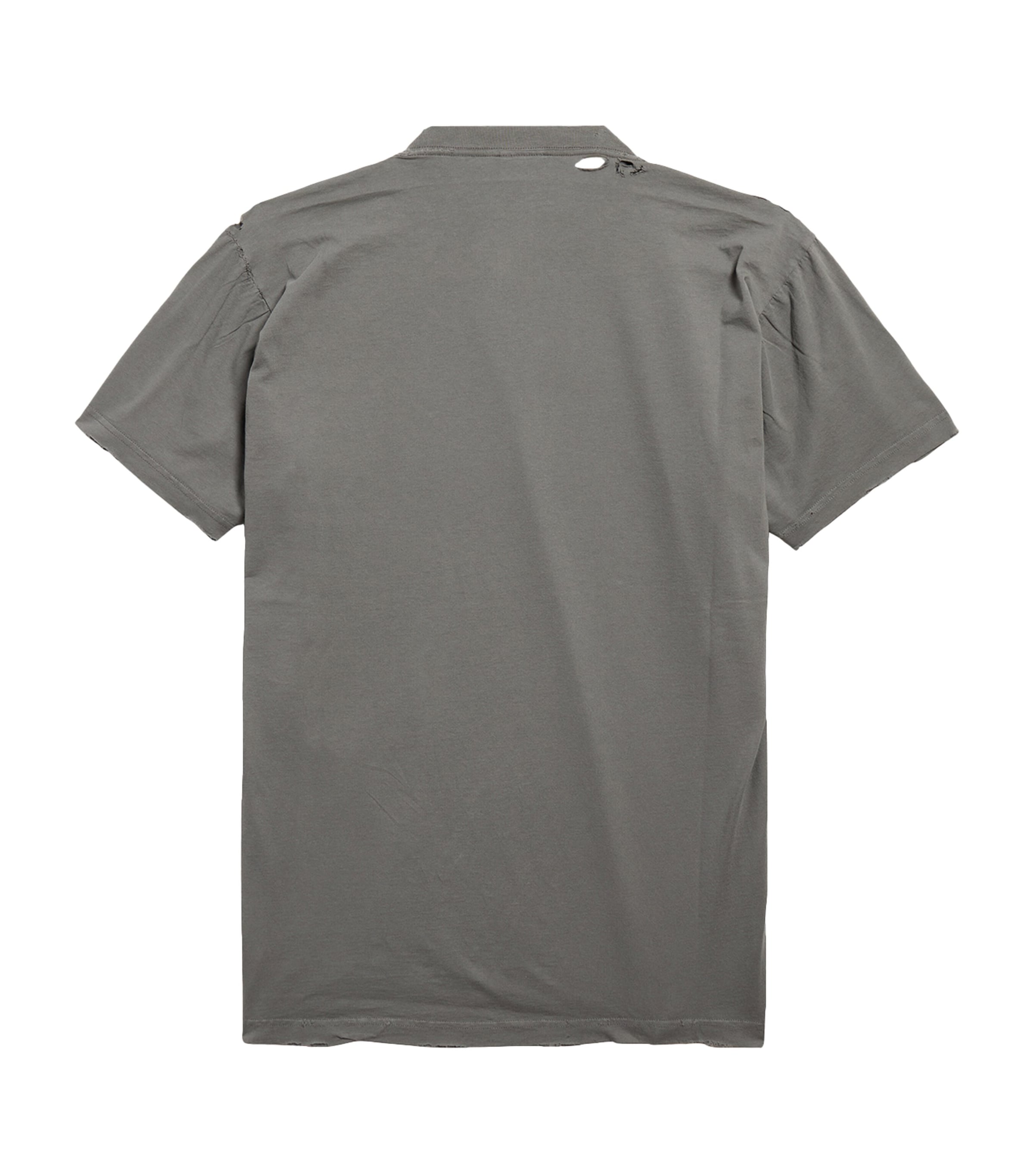 Balenciaga Grey Cotton Human Being T-Shirt | Harrods KW Balenciaga Grey Cotton Human Being T-Shirt | Harrods KW