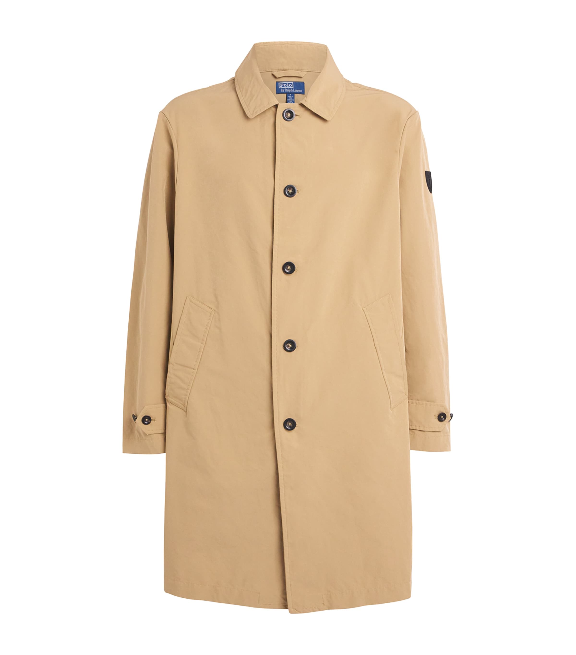 Polo Ralph Lauren Mens Pearson Car Coat Beige/khaki Image 1