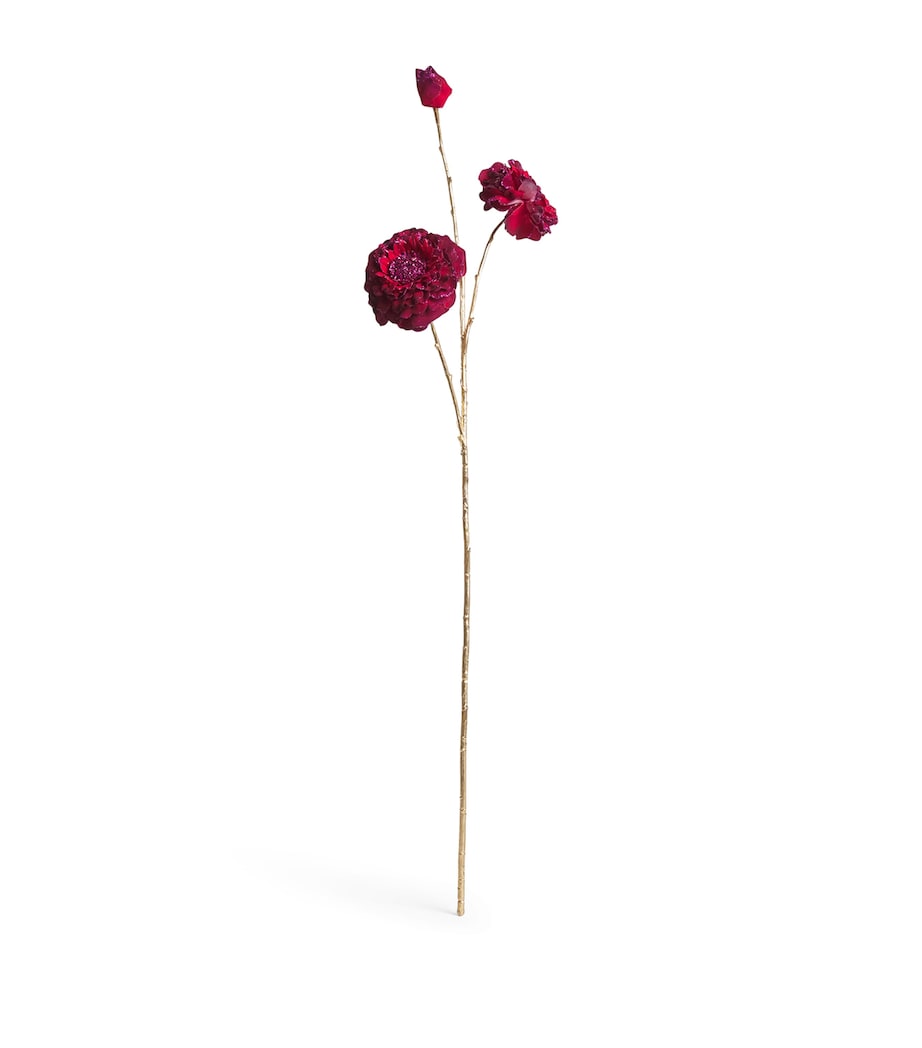 Glittered Zinnia Ornament OXBLOOD/COLOUR(S) Image 1