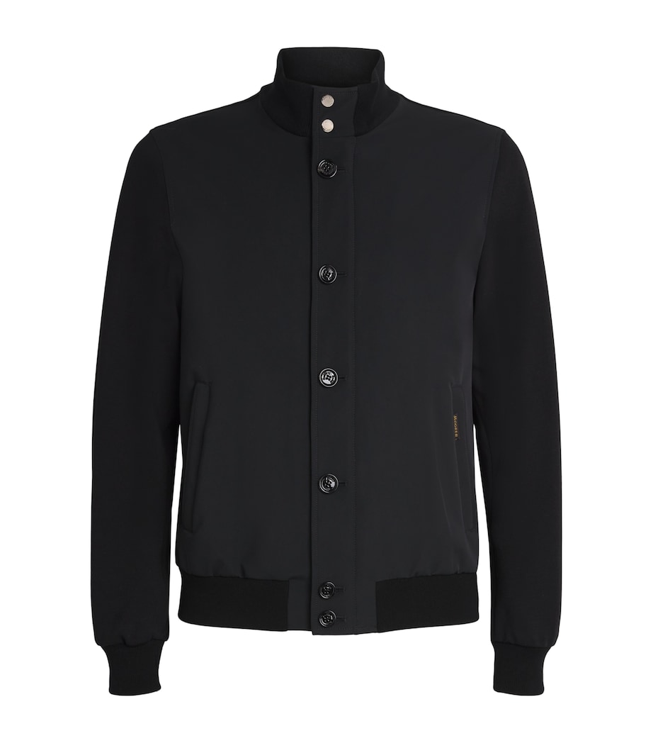 Moorer Mens Fidani-JKR Bomber Jacket Nero Image 1