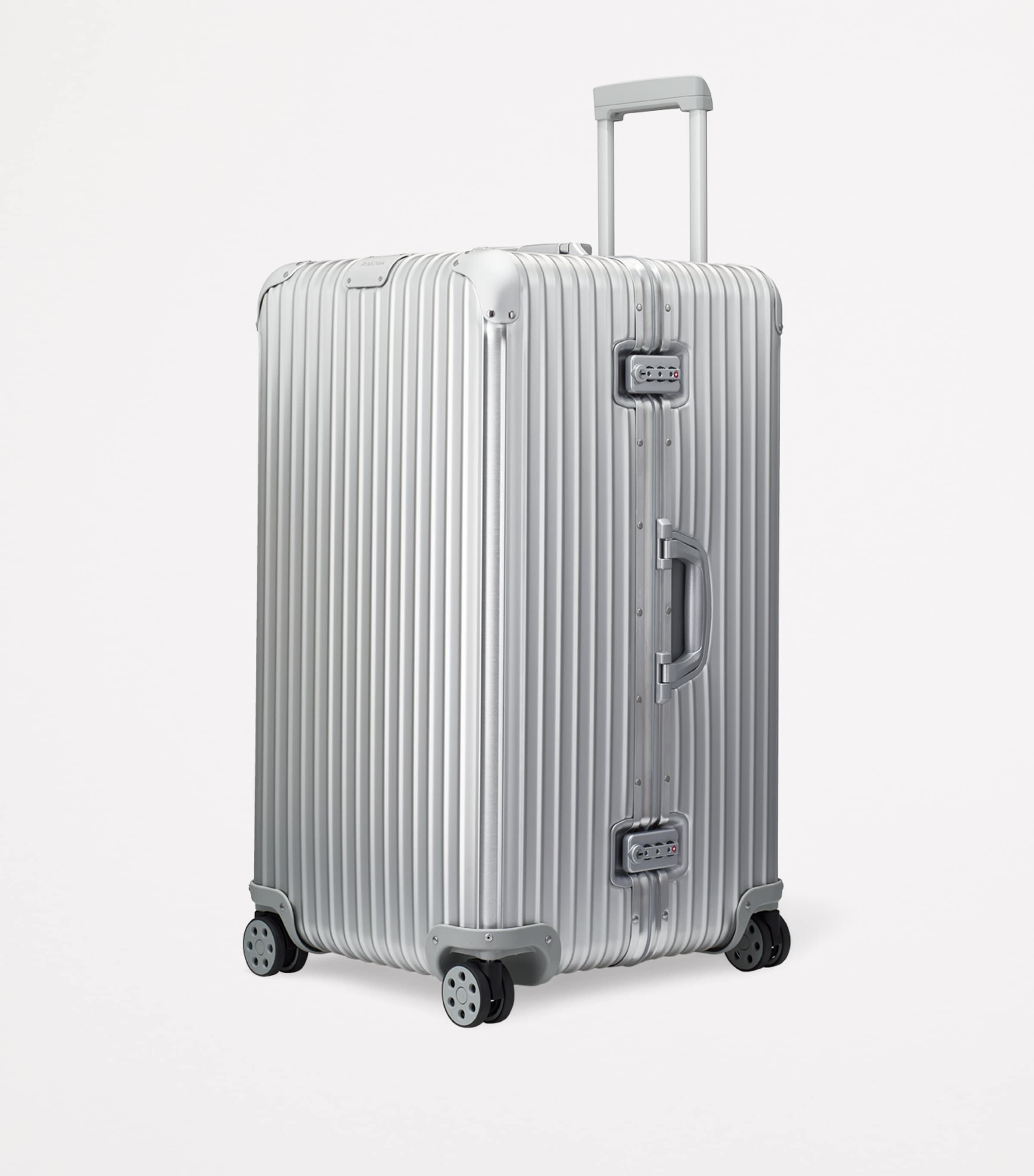 Extra Large Original Trunk Suitcase (80cm) SILVER Image 2